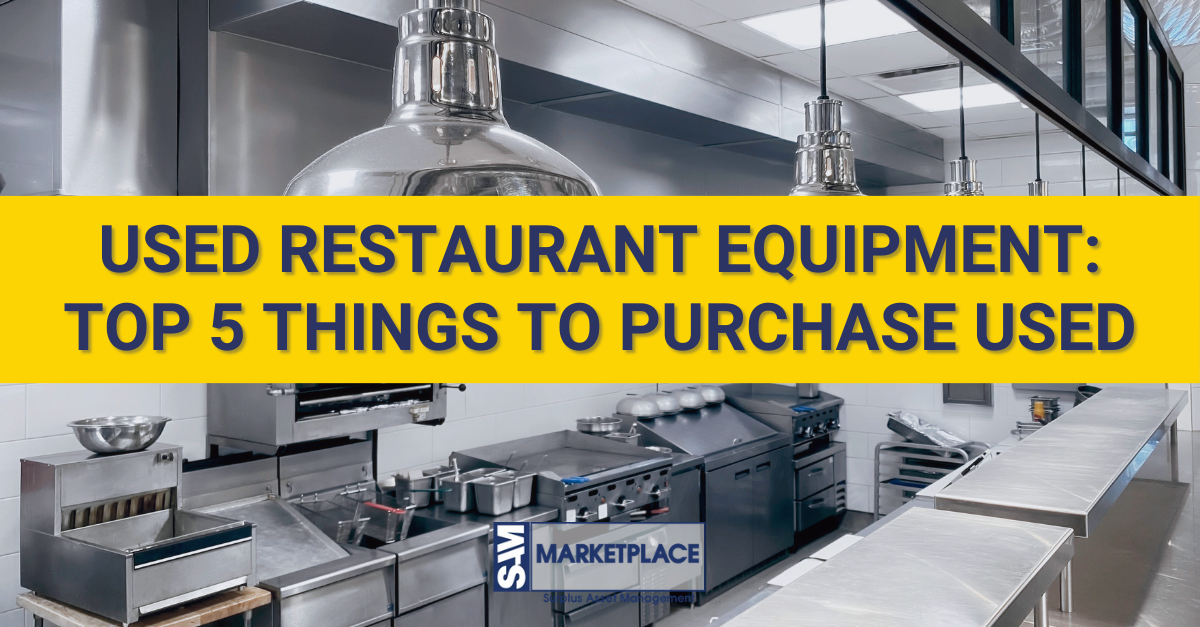 Used Restaurant Equipment Top 5 Things to Purchase Used