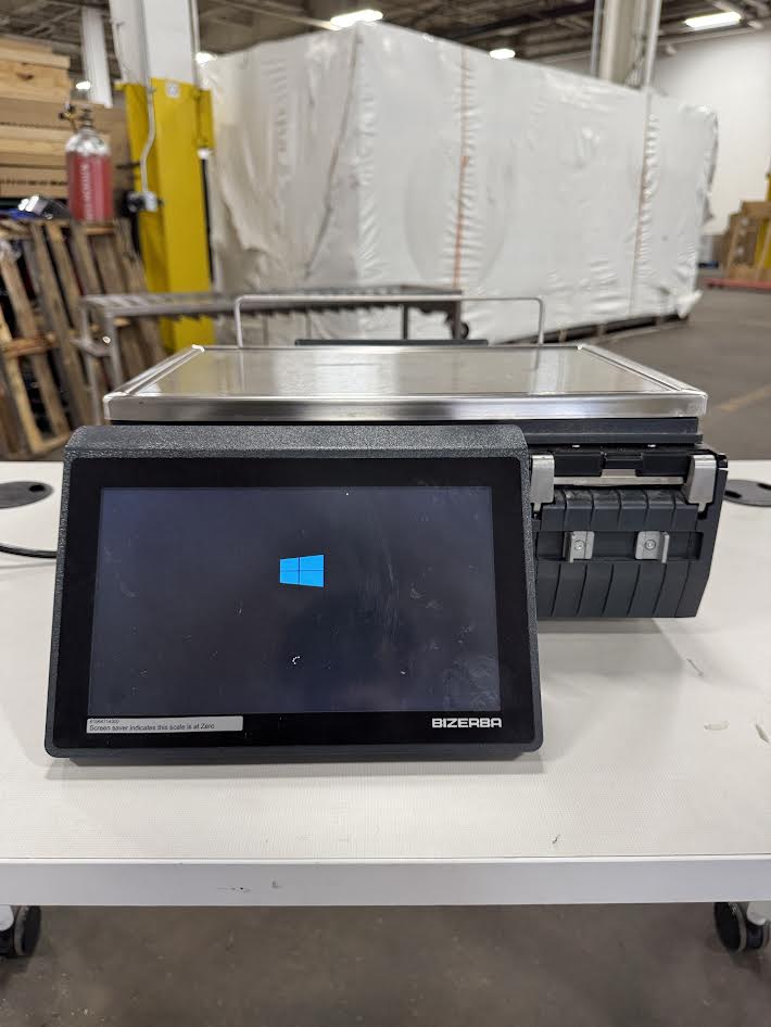 PC countertop computing scale with label printer | Bizerba | M# XC 100 | 30Ibs 120-240v