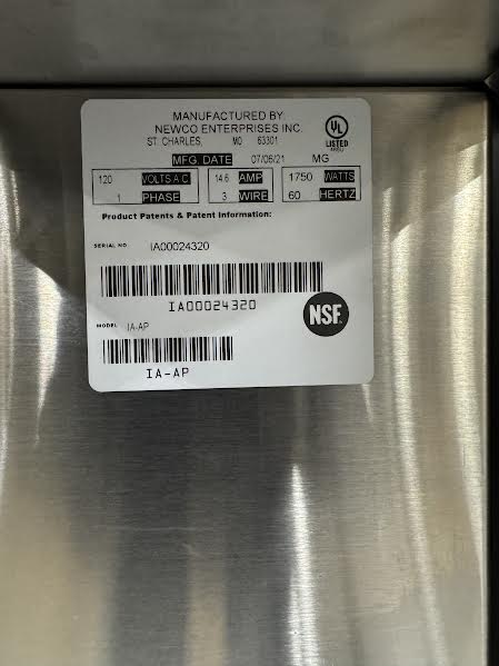 Coffee Brewer | Newco | M# IA-AP | 120V