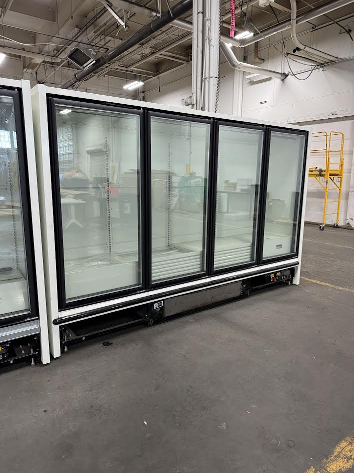Self Contained Glass 4-Door Freezer | Purecold | M# ICON6 1OS7LA1 4door | 208/120V