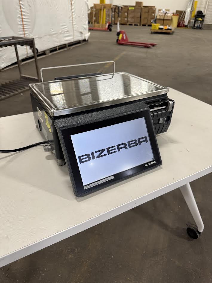 PC countertop computing scale with label printer | Bizerba | M# XC 100 | 30Ibs 120-240v