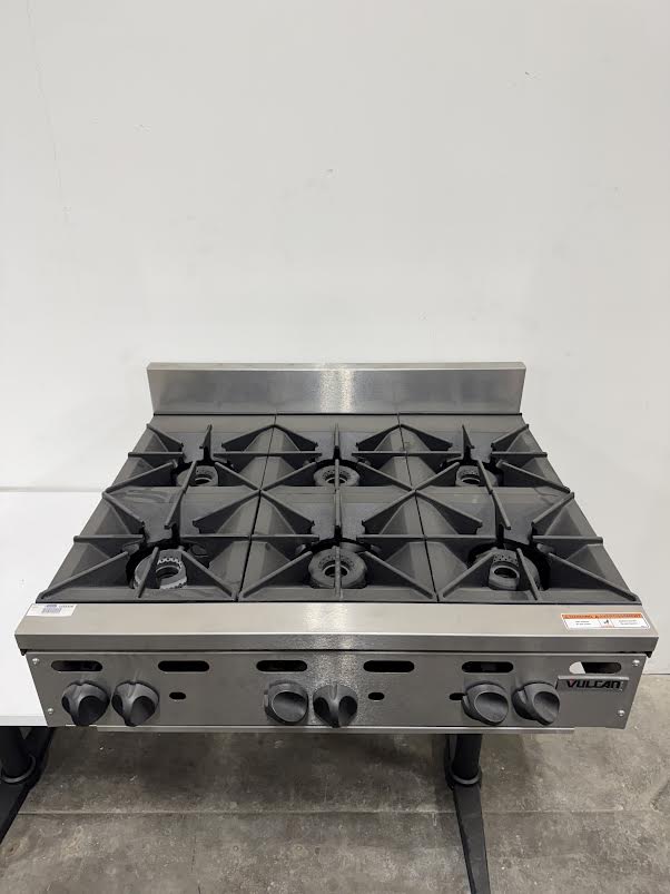 Hotplate 36" w/ (6) Burners | Vulcan | Model # VHP636-1 | Natural Gas