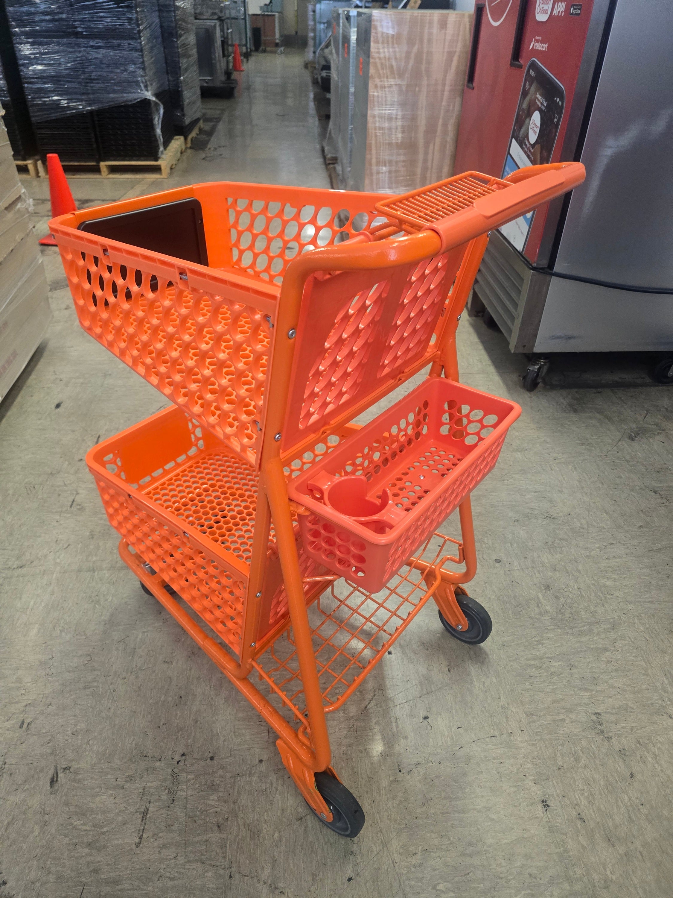 Orange Shopping Cart