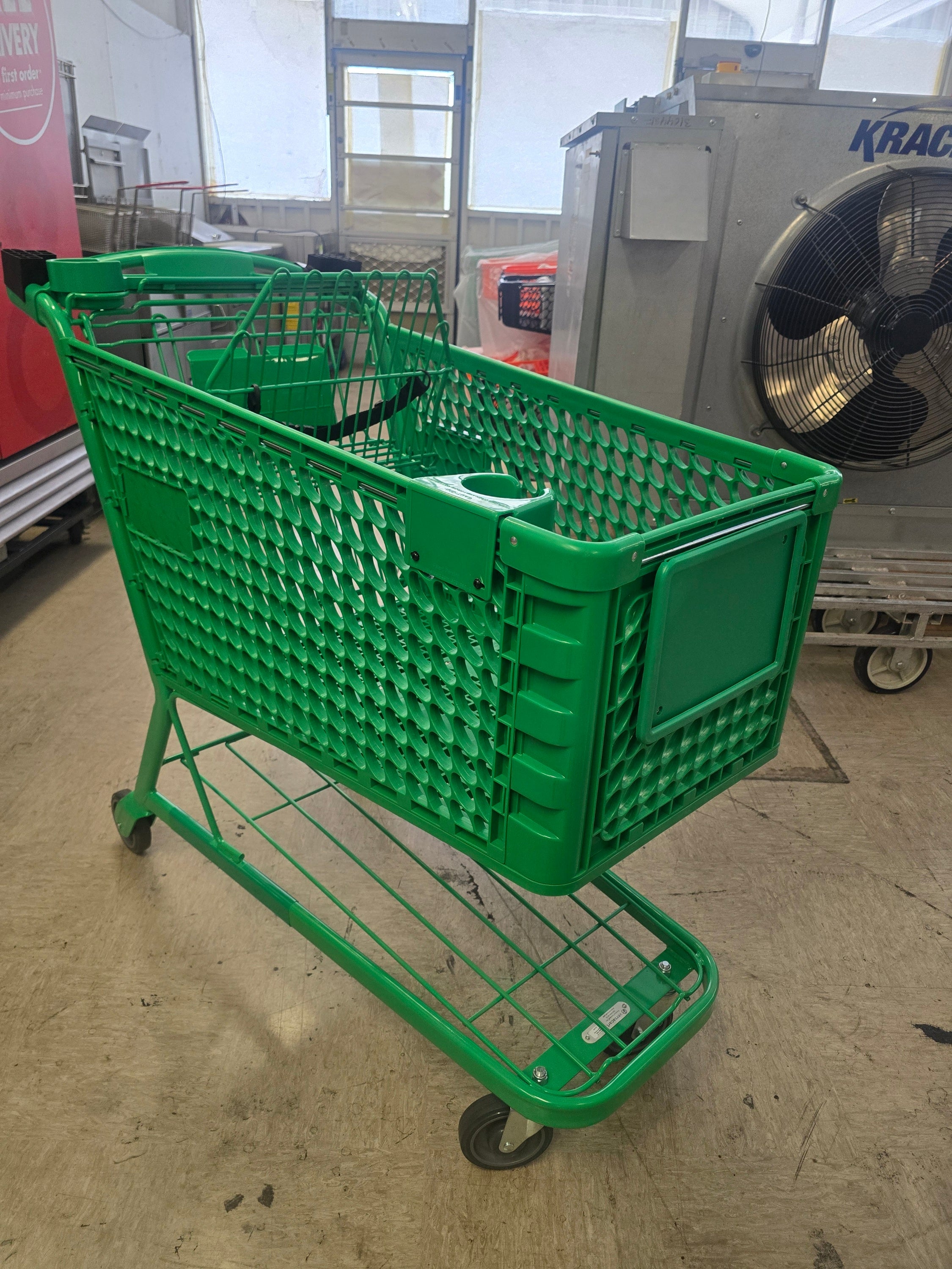 Large Green Shopping Basket