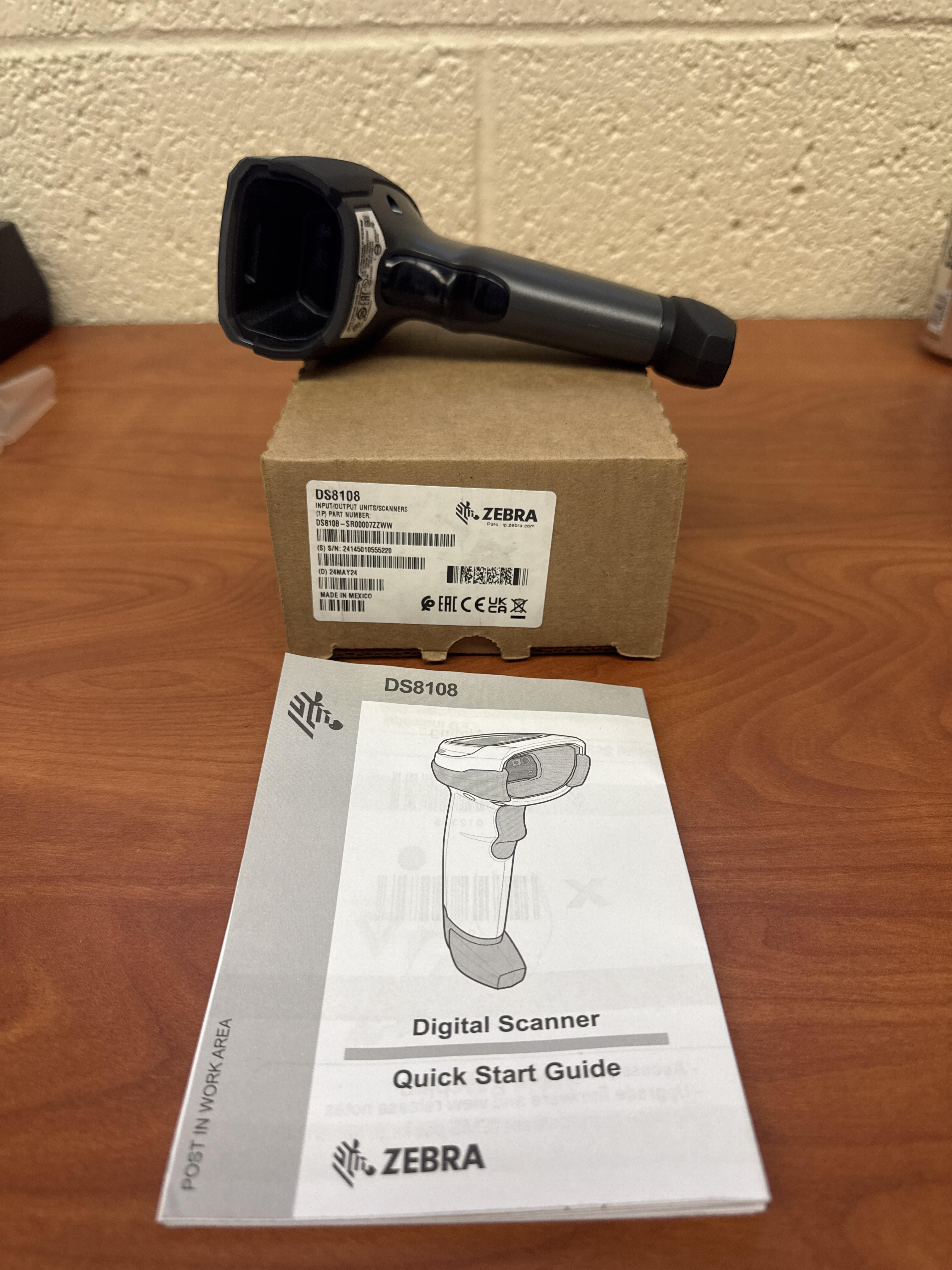 Handheld Scanner | Zebra | Model # DS8108