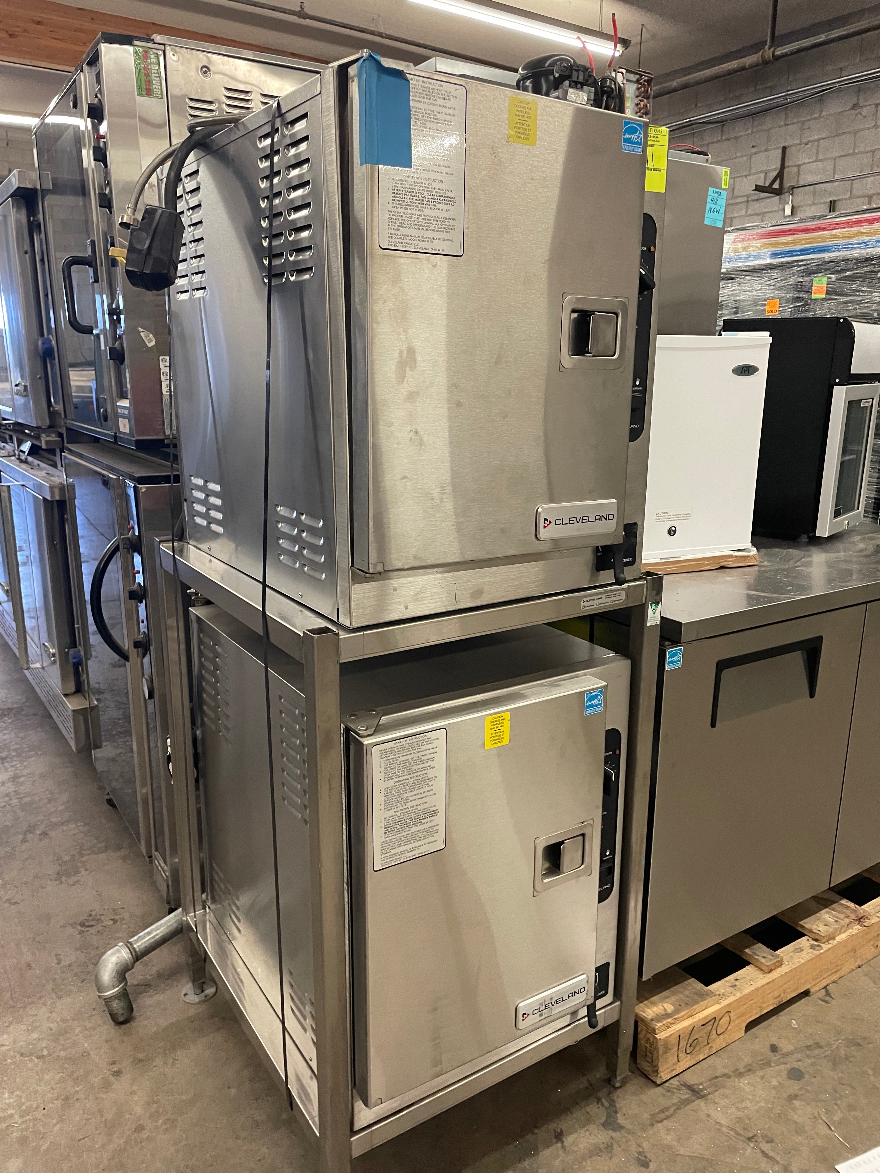 Double Stack Steamer | Cleveland | Model # 22CET66.1 (2) | 208/220/240 Volts