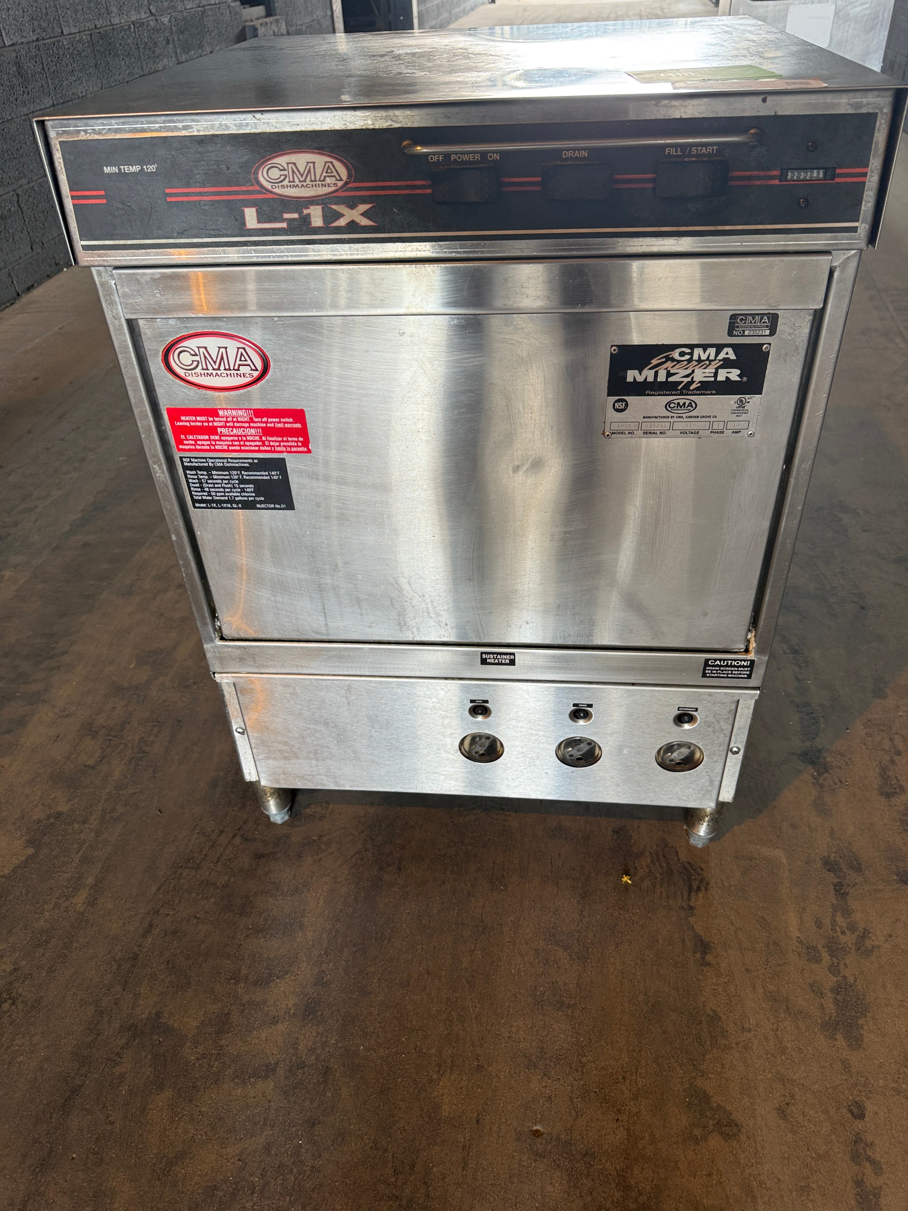 Dishwasher, CMA