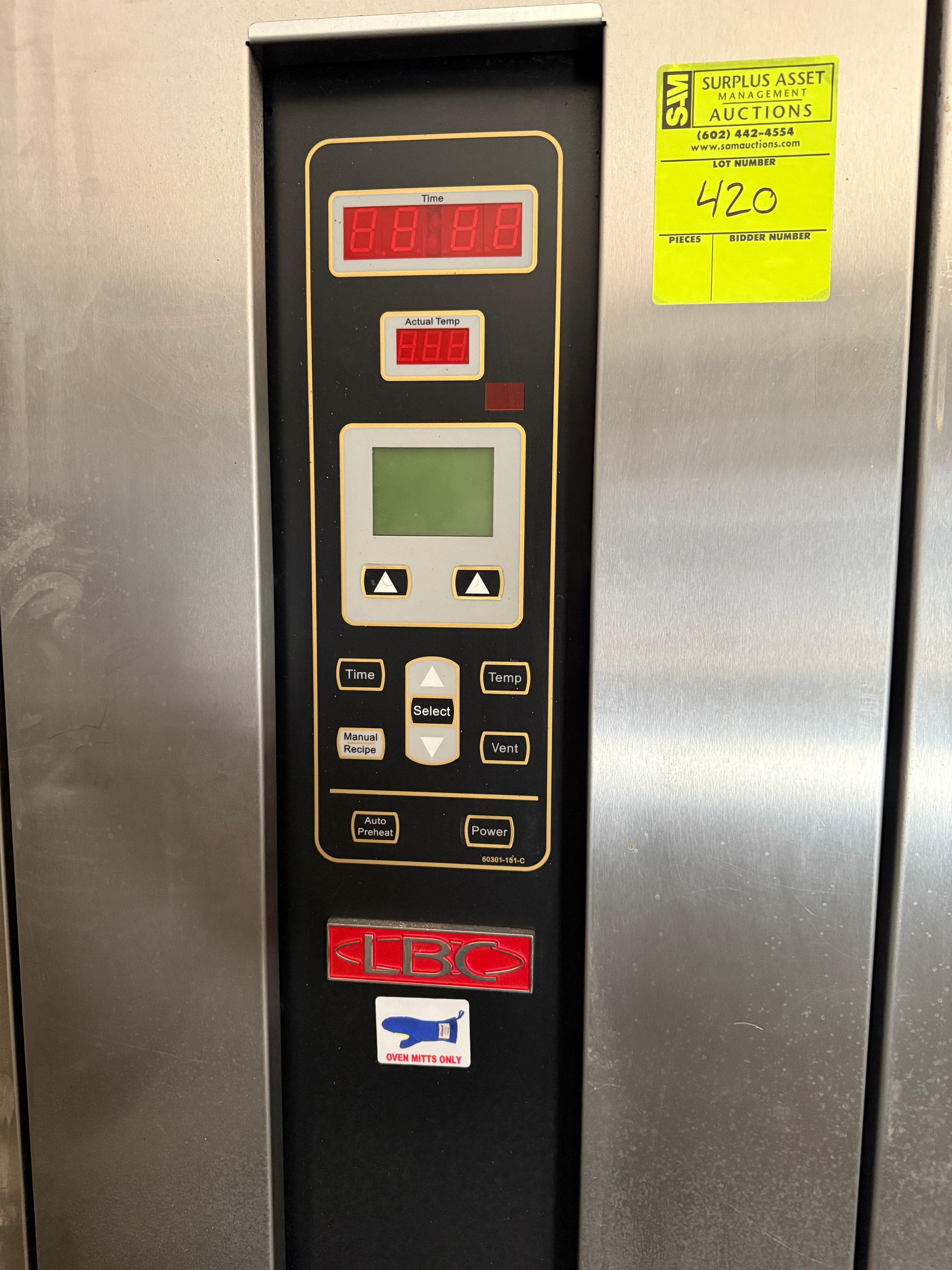 Double Rack Oven | LBC | Model # LRO-2G | NG/120V