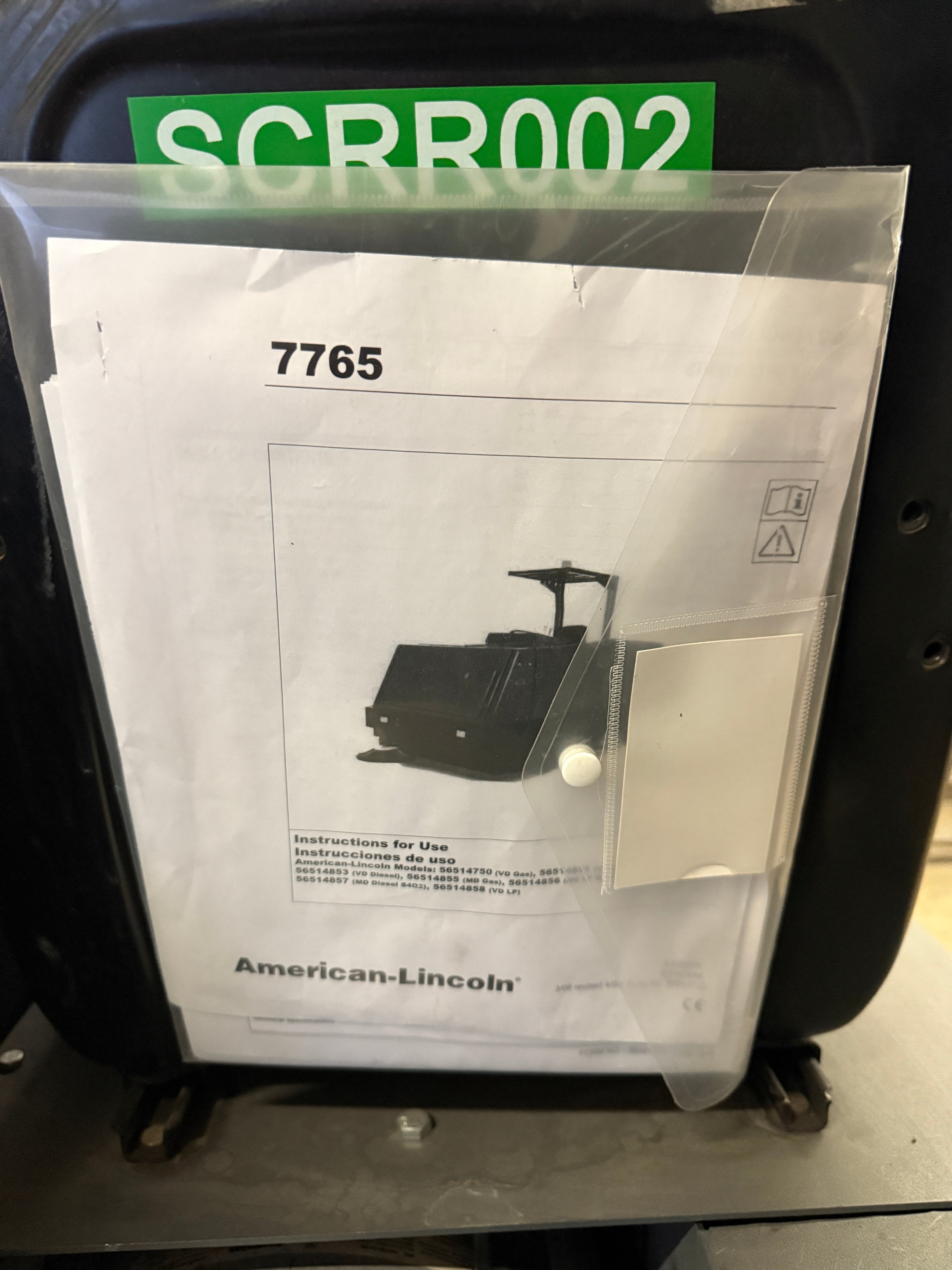 Sweeper / Scrubber | American-Lincoln | Model # 7765 | LPG