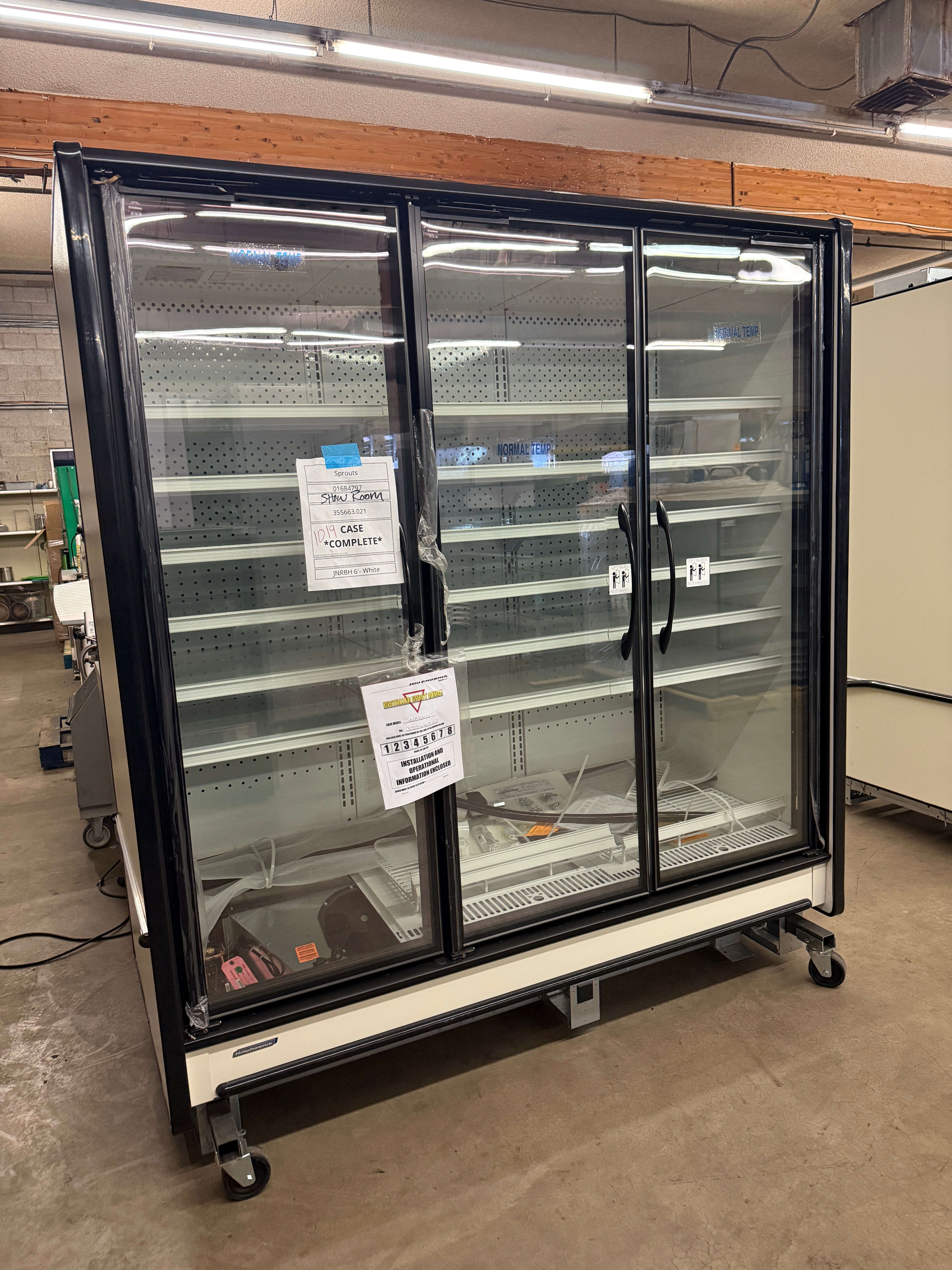 Medium Temp Cooler Remote Cooled 2024 (NEW) | Hillphoenix | Model # JNRBH6 | 120 Volt single phase