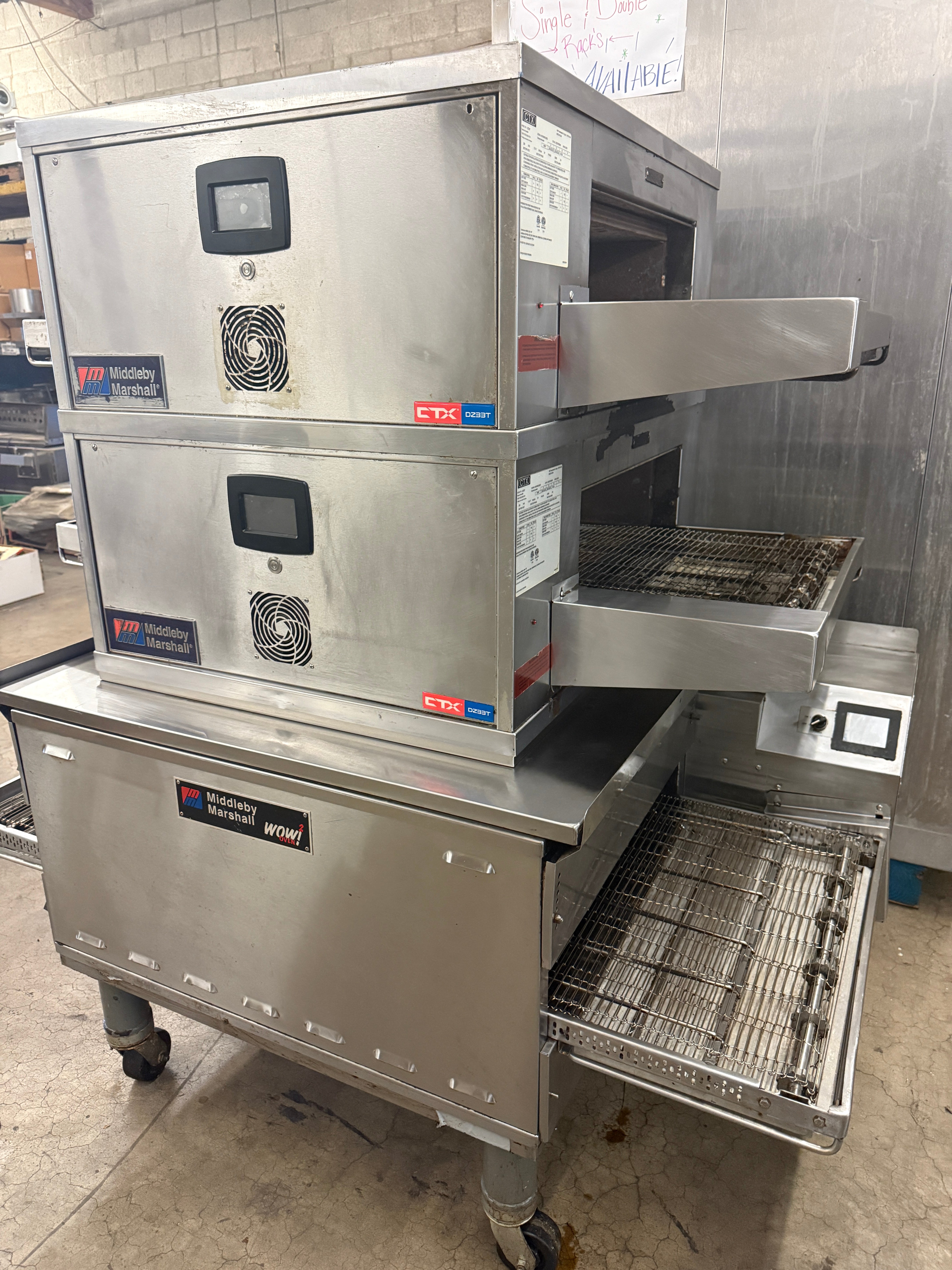 Pizza Oven | MIddleby Marshall | Model # (DZ33T 208V 3 Phase) & (PS638G NG)