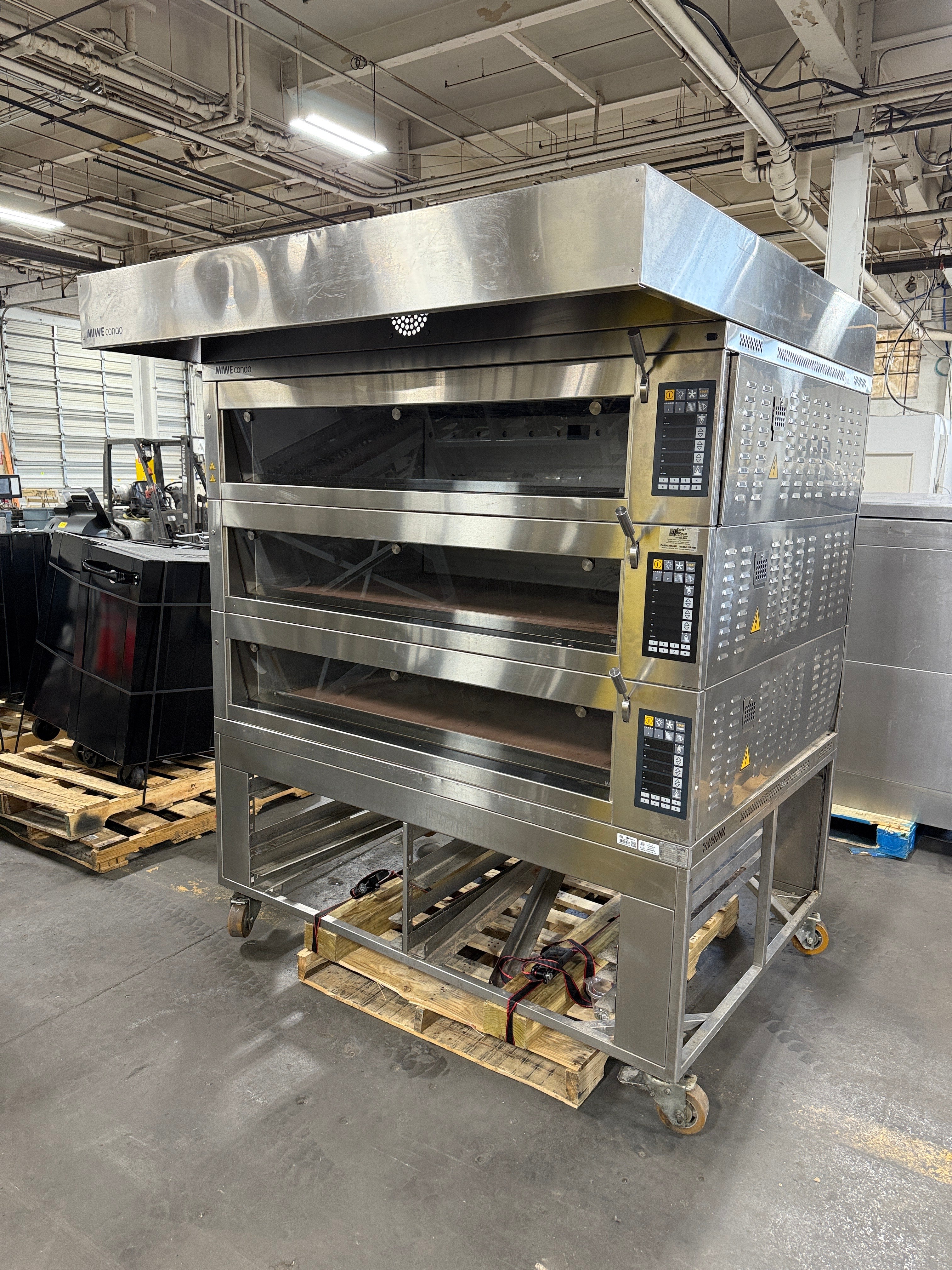 Electric Condo Triple Deck Oven | Miwe | Model # CO 1.1408 (Herd 2) | 208 Volt Triple Phase