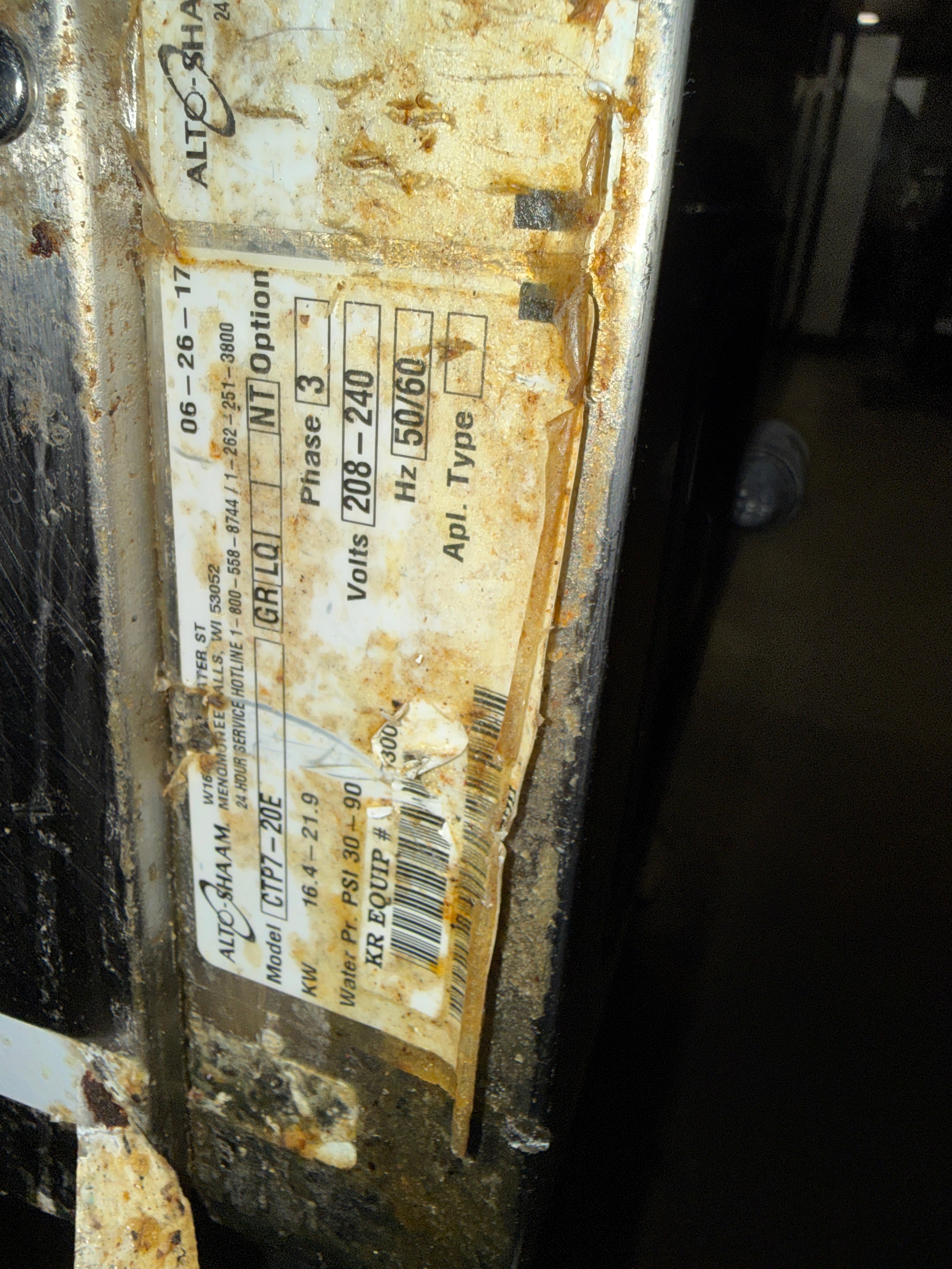 Combi-Oven | Alto Shaam | Model #CTP7-20E | 208/240 Volt 3 Phase