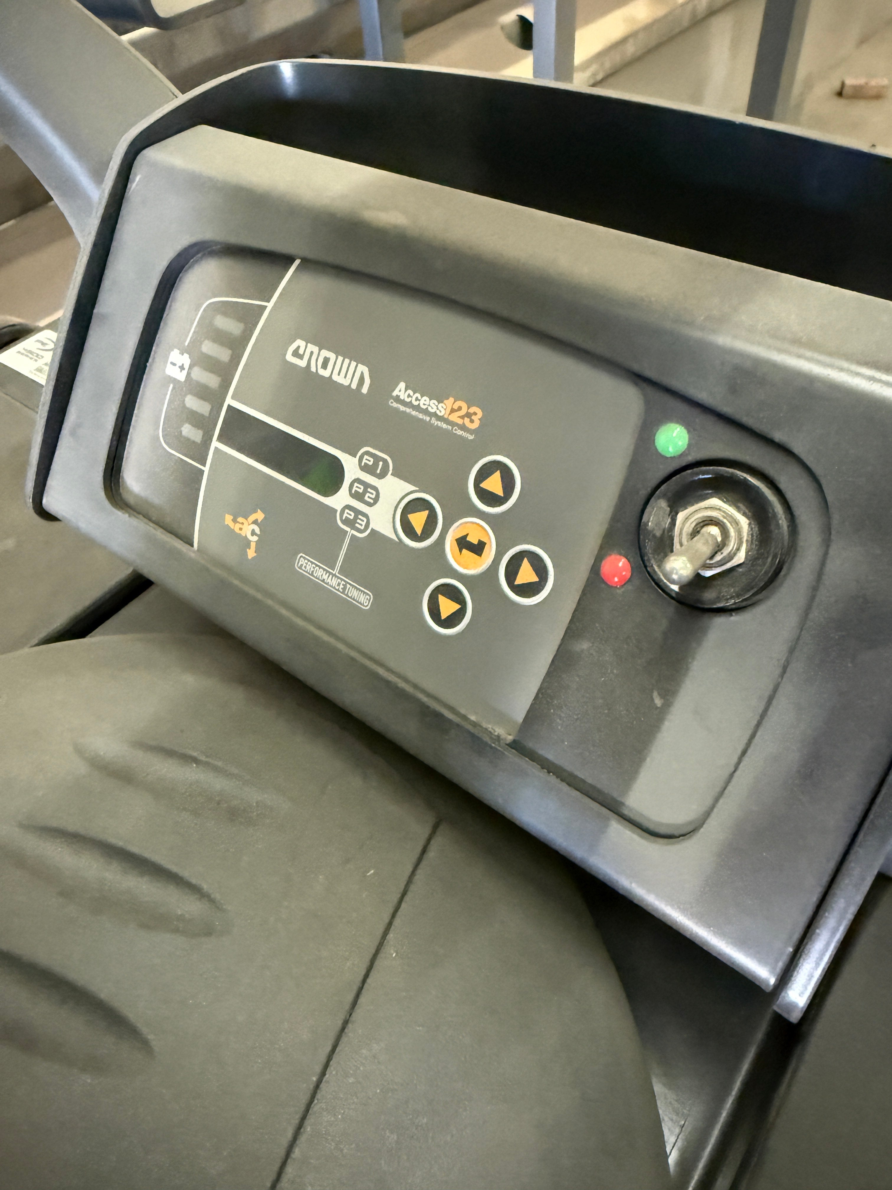 Stand On Electric Pallet Mover | Crown | Model # PE4500-80