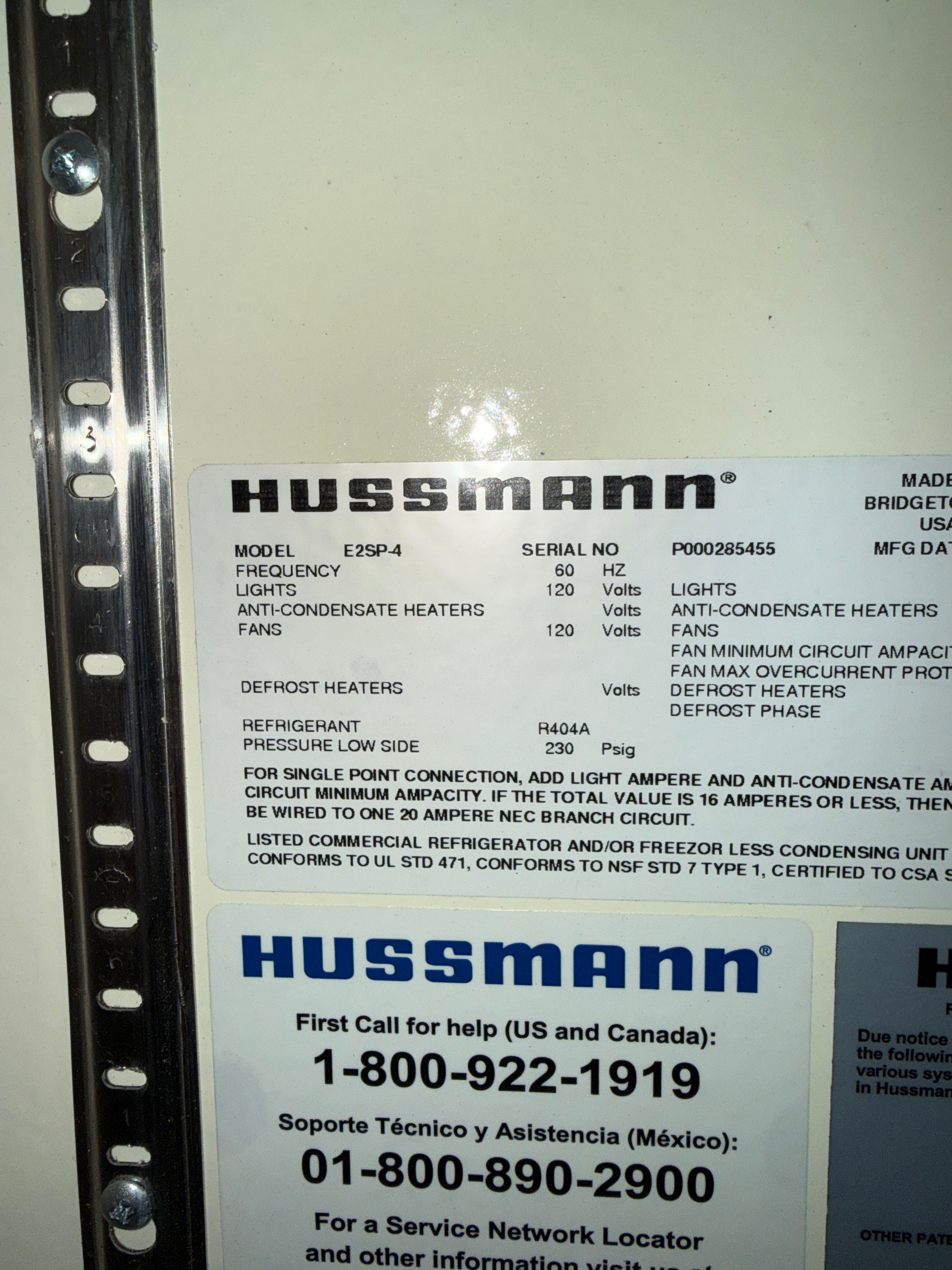 **NEW** Multi-Deck Display | Hussmann | Model # E2SP-4 | 120 Volt
