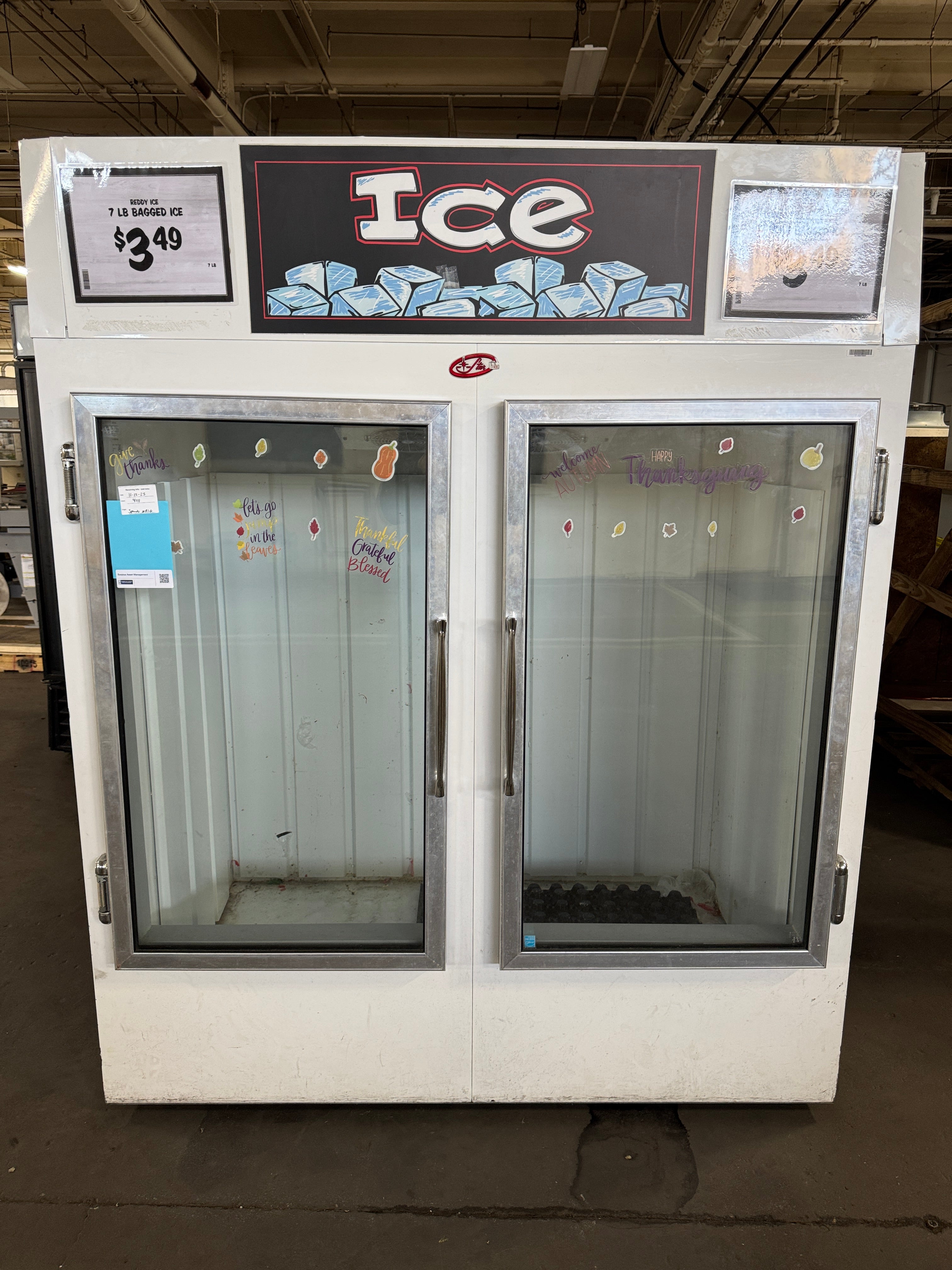 Indoor Ice Merchandiser | LEER | M#S067UAGX | 115V