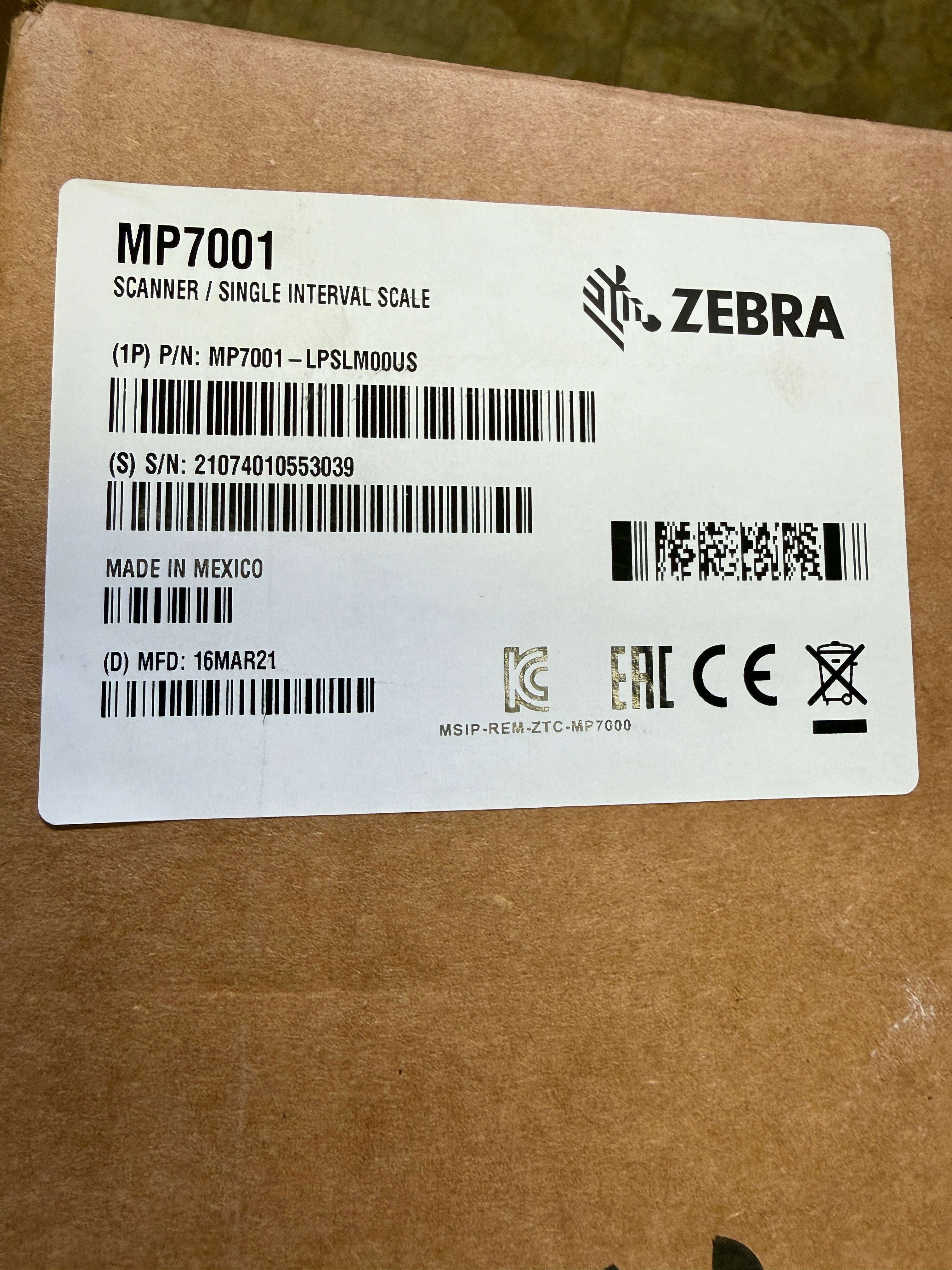 Scanner Scale | Zebra | Model # MP7000