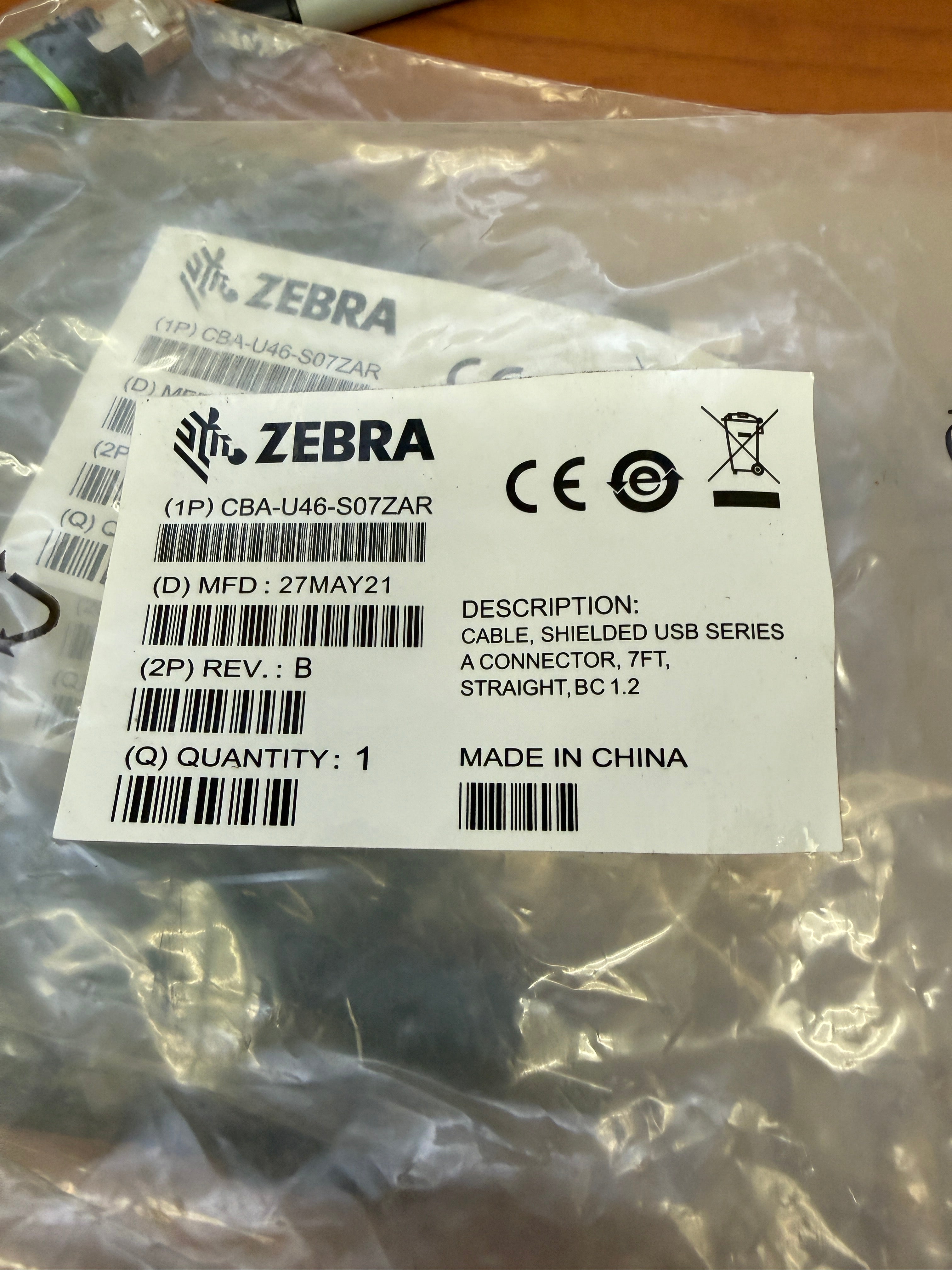 Shielded USB Cable | Zebra