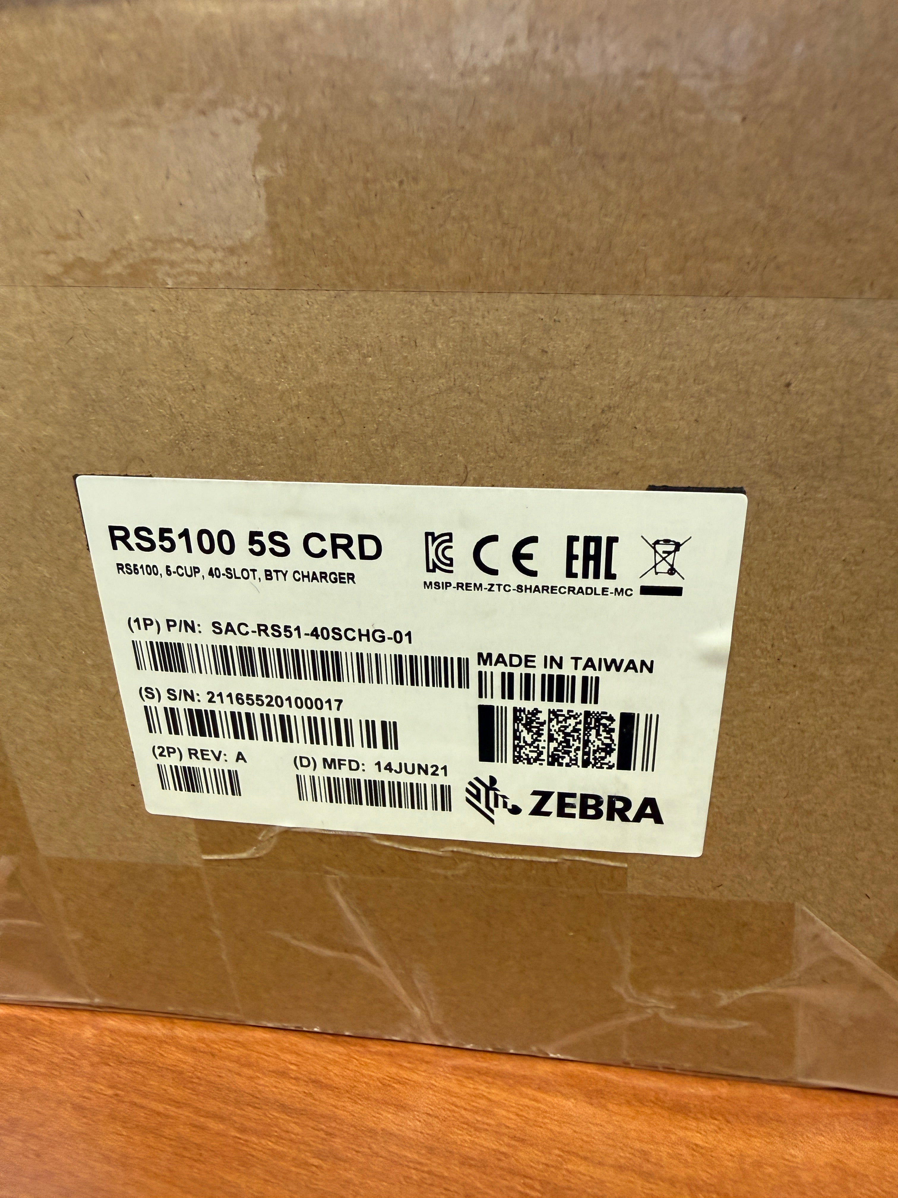 40 Slot Battery Charger | Zebra | Model # SAC-RS51-40SCHG-01