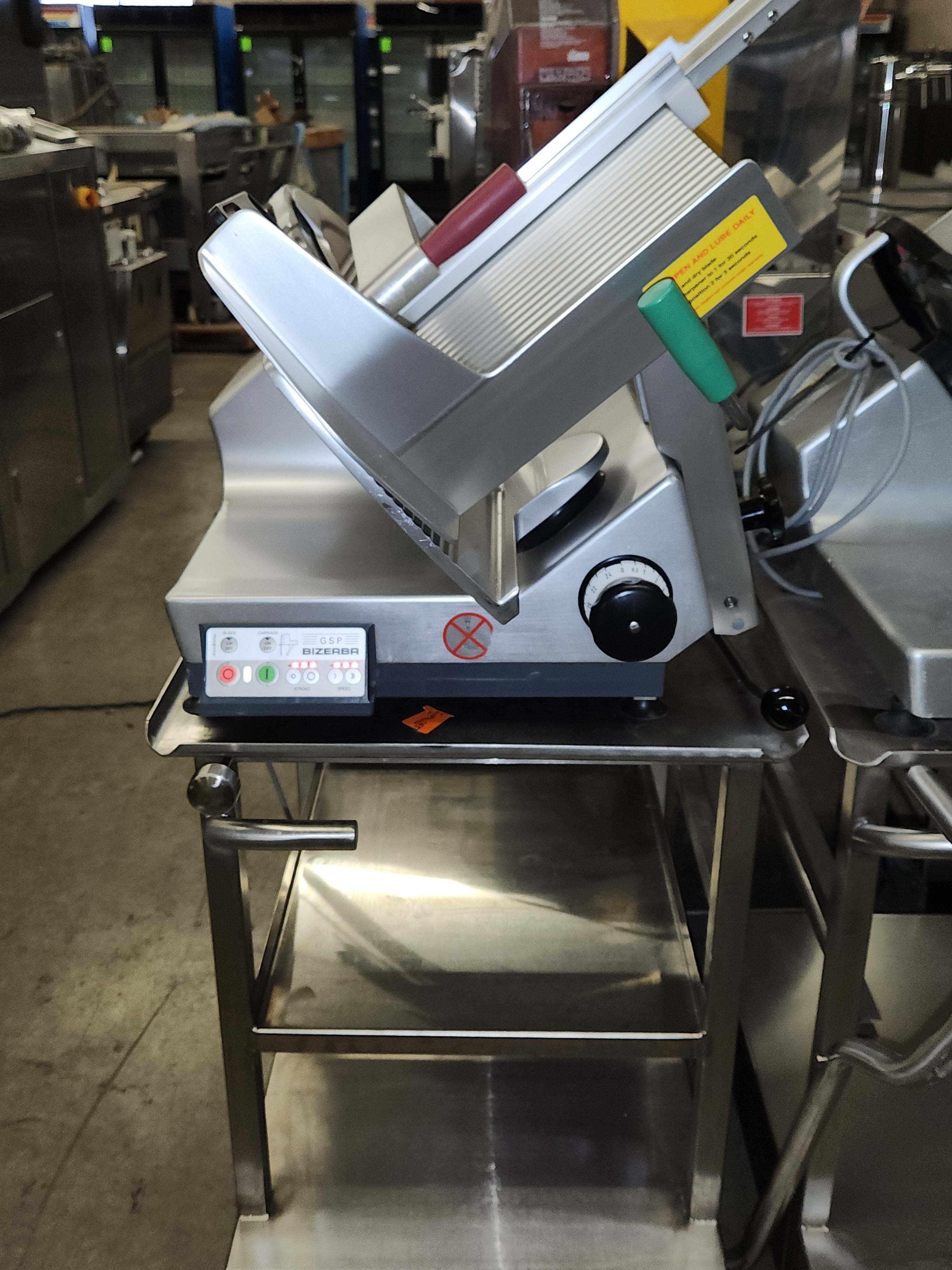 Slicer with Stand | Bizerba | Model # GSP HD | Ser # 11727956 | 120 Volt