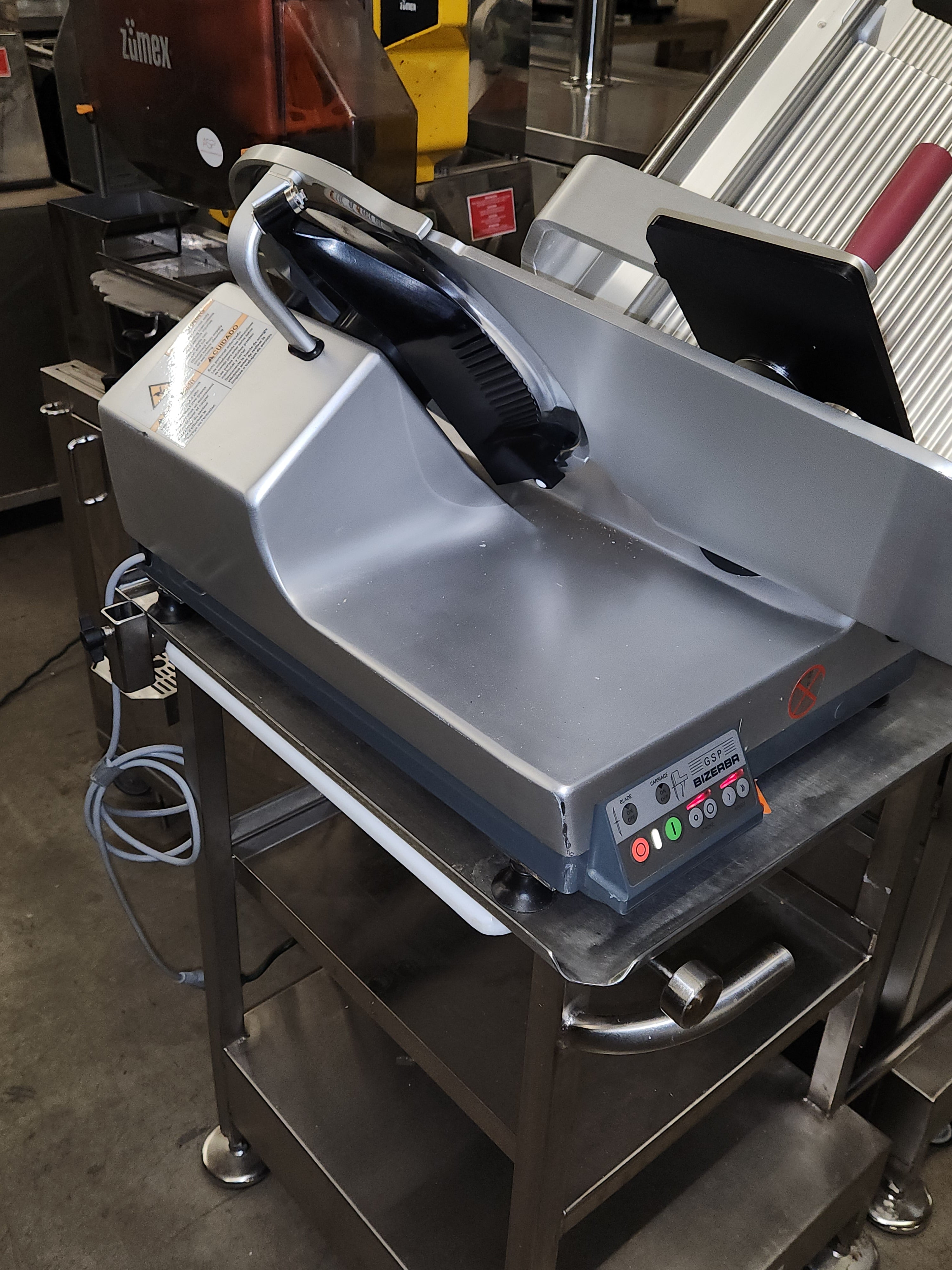 Slicer with Stand | Bizerba | Model # GSP HD | Ser # 11727956 | 120 Volt