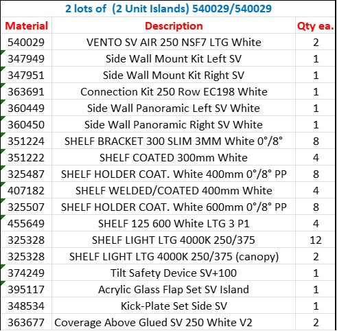 **NEW** Refrigerated Multideck Cases | AHT | Model # Vento | 208 Volt