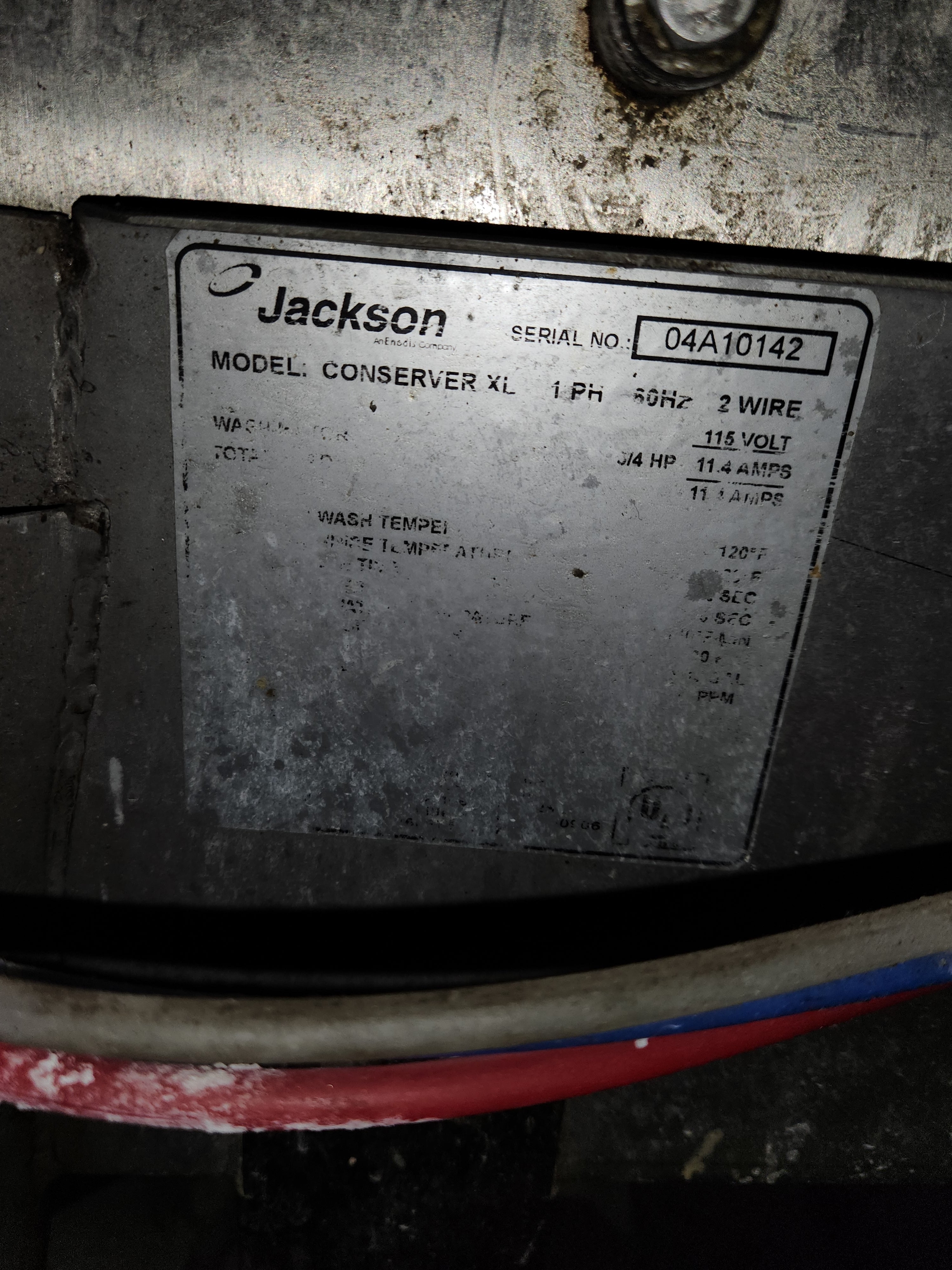 Commercial Dishwasher XL | Jackson| Model # AFC-ES | 115 Volt