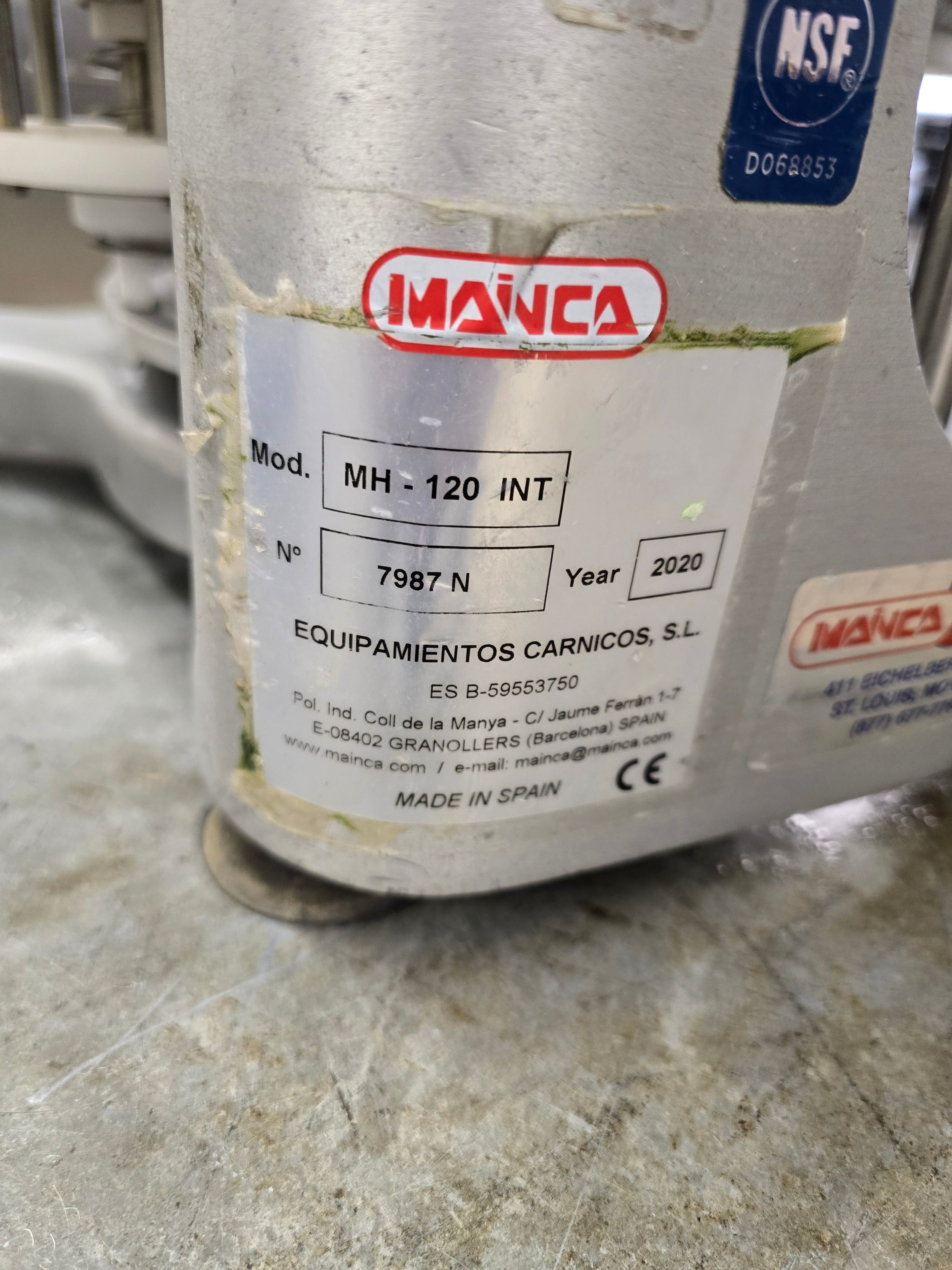 Meatball Moulder | Mainca | MH-120-MA-5 | Manual