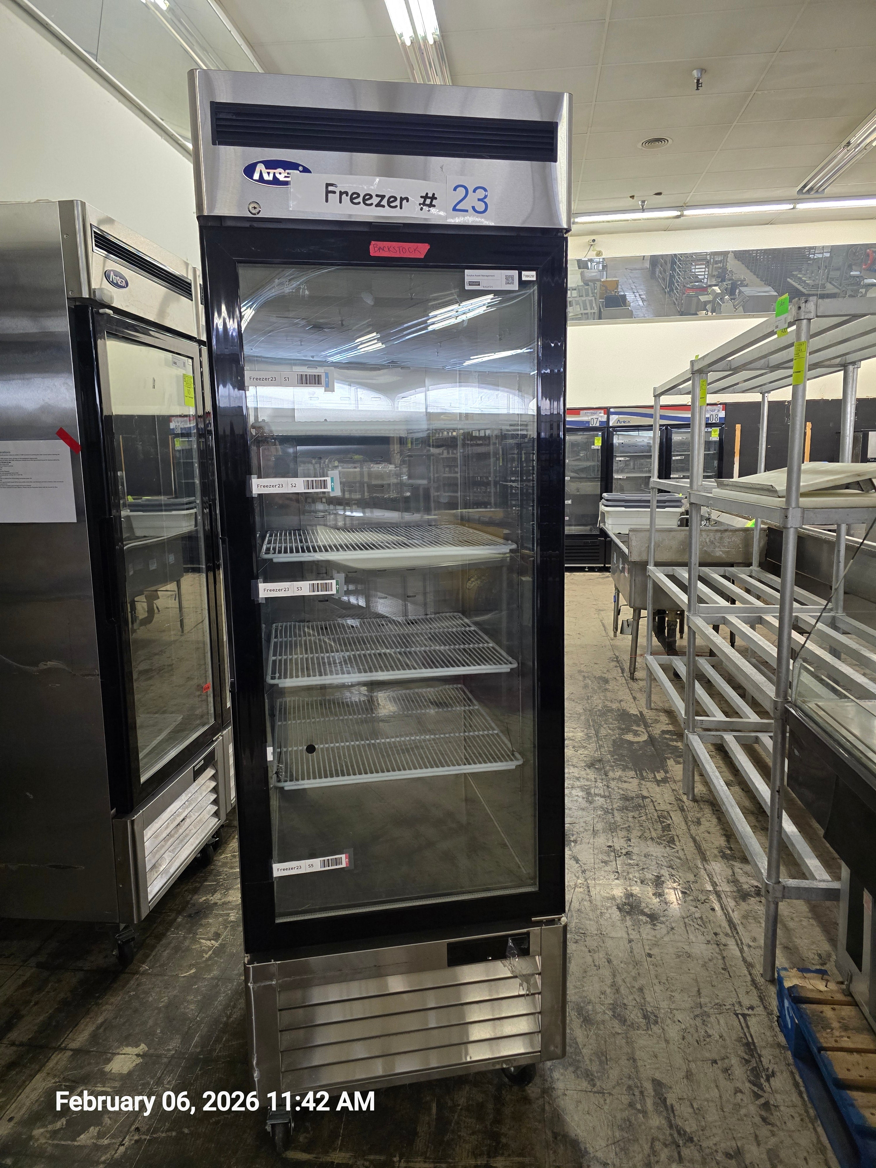 Atosa Glass Door Freezer 