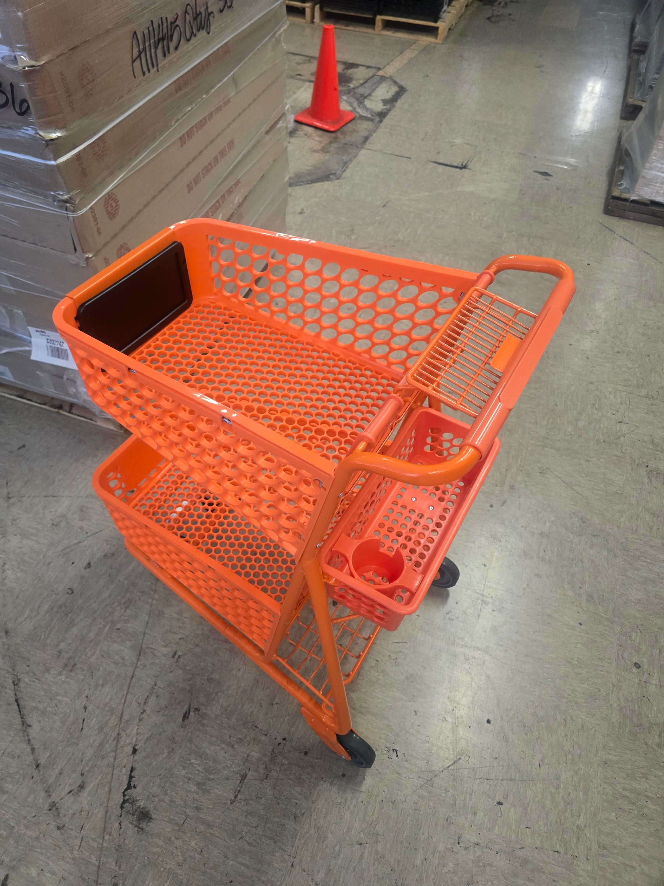 Orange Shopping Carts | Model # 104-110-B-T