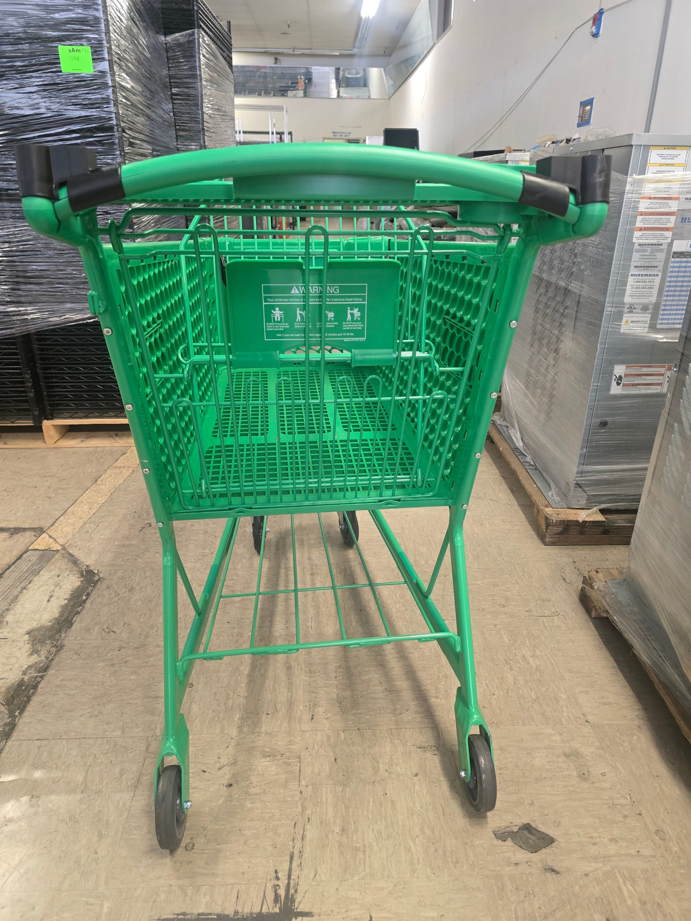 Large Green Shopping Cart | Model # 103-172-CH