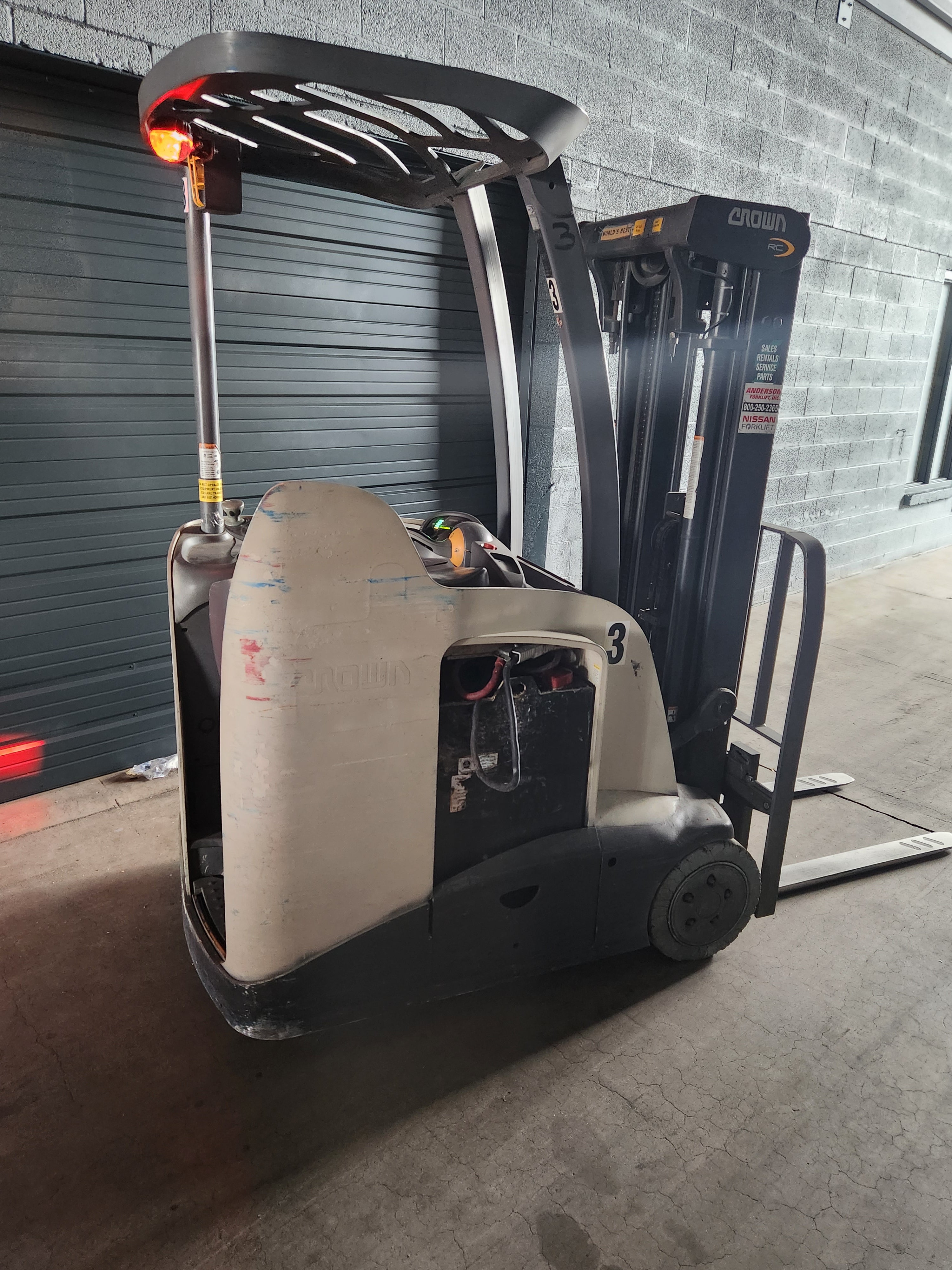 Forklift, Stand-up | 2013 Crown | Model # RC5535-30 | Ser # 1A410843 | Electric