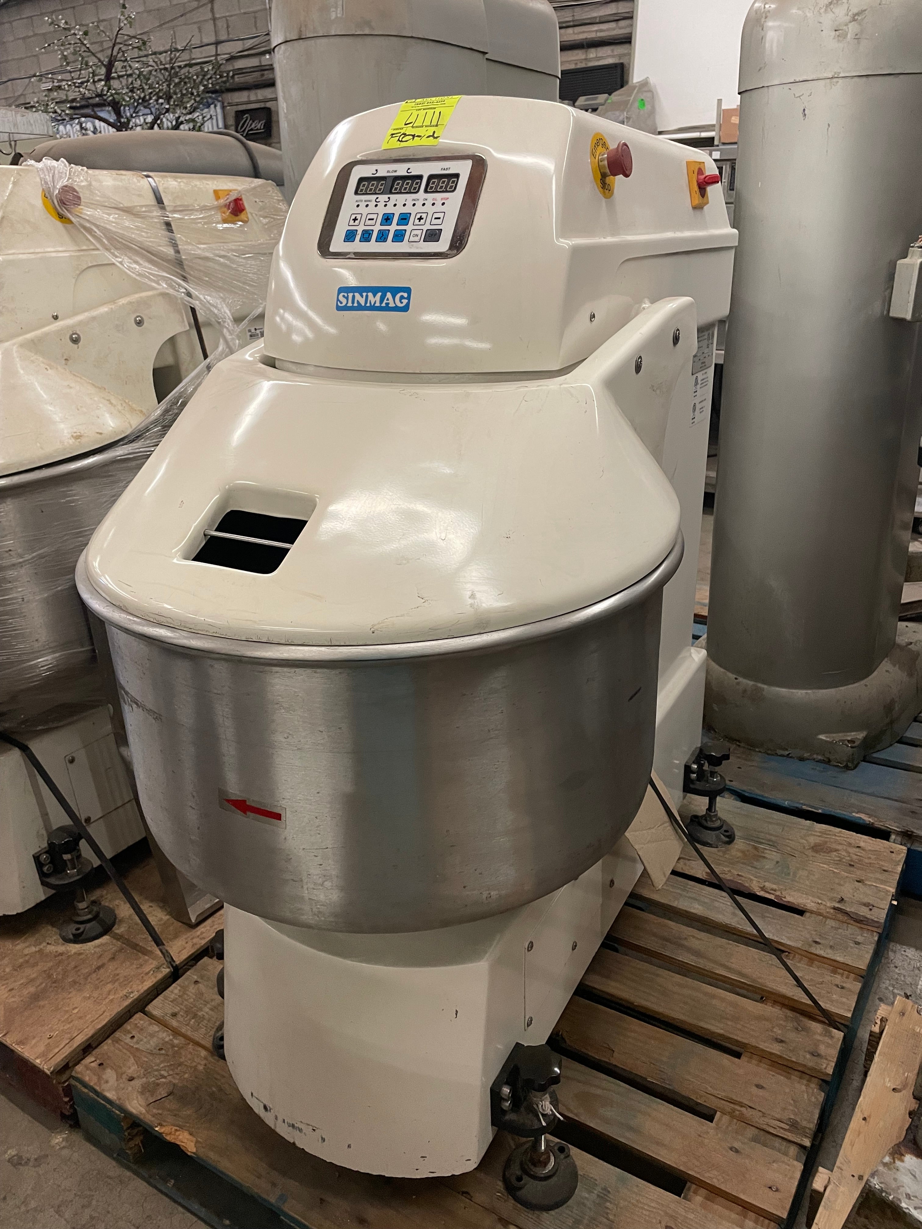 80qt Spiral Mixer | SINMAG | Model # KM-80P| 208/220 Volts