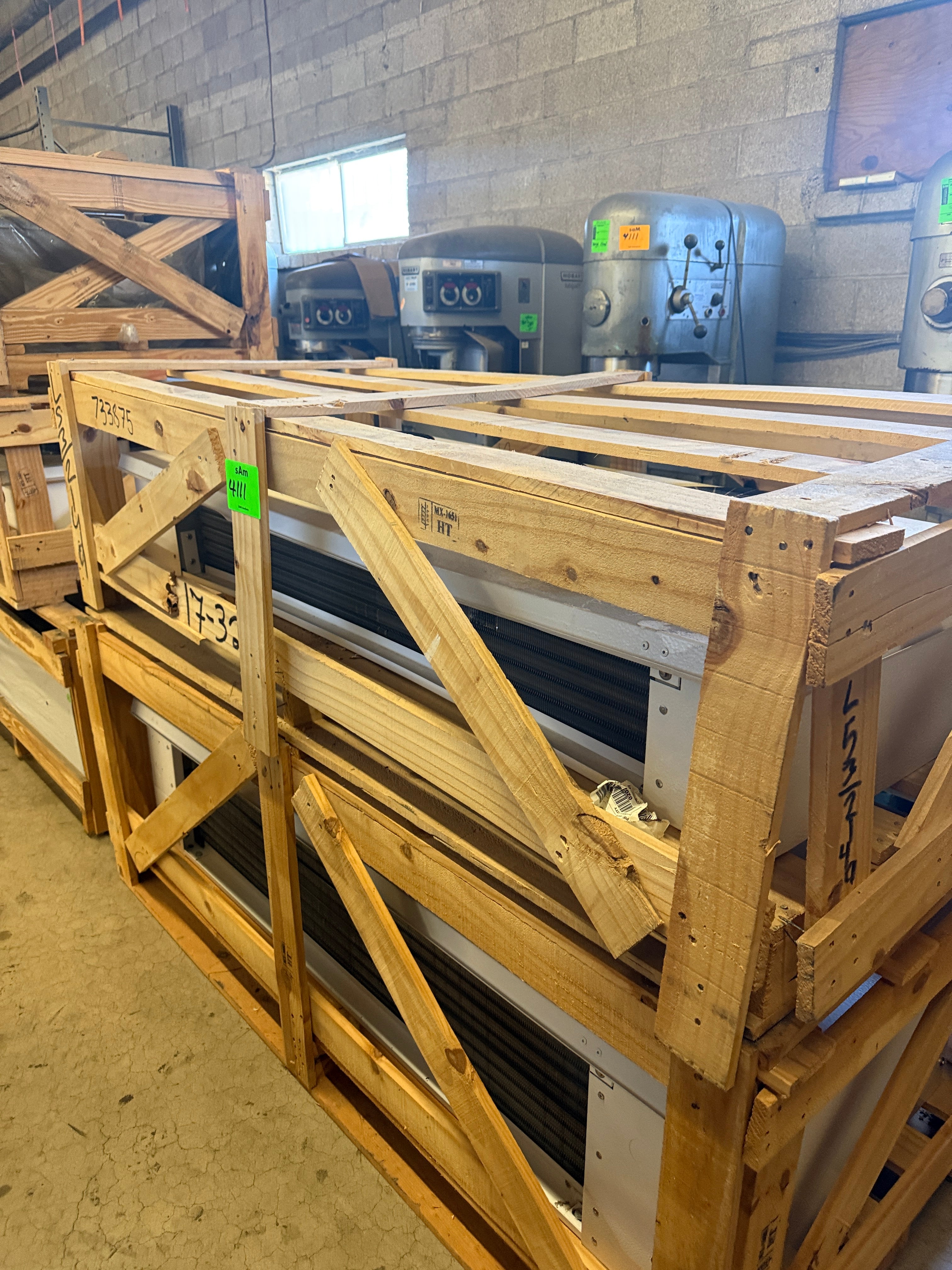 NEW 2022 Three Fan Low Velocity Air Cooler, Coil | Hussman Krack | Model # GLD36D | 230 Volt triple phase (Copy)