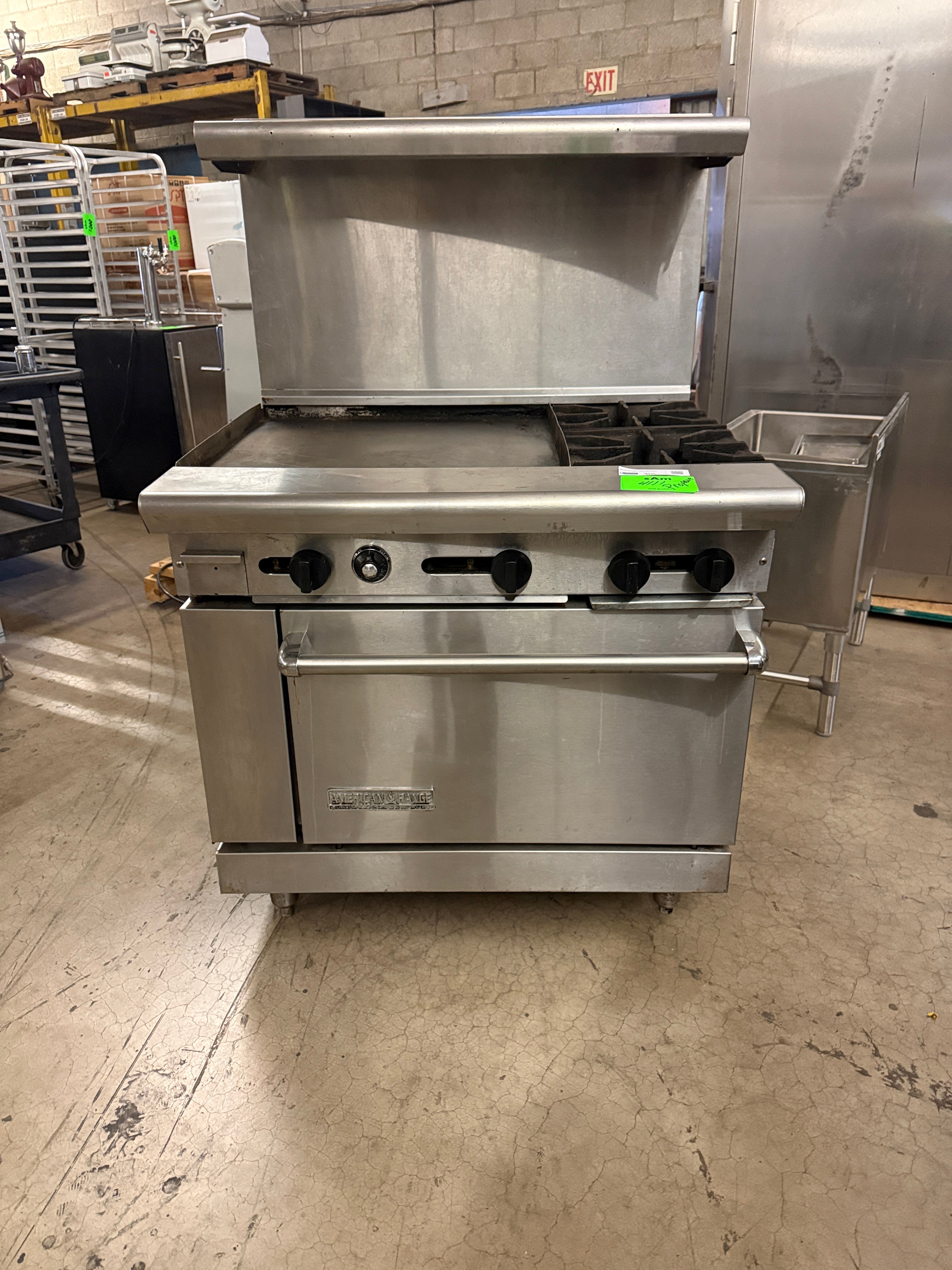 2 burner range, American Range