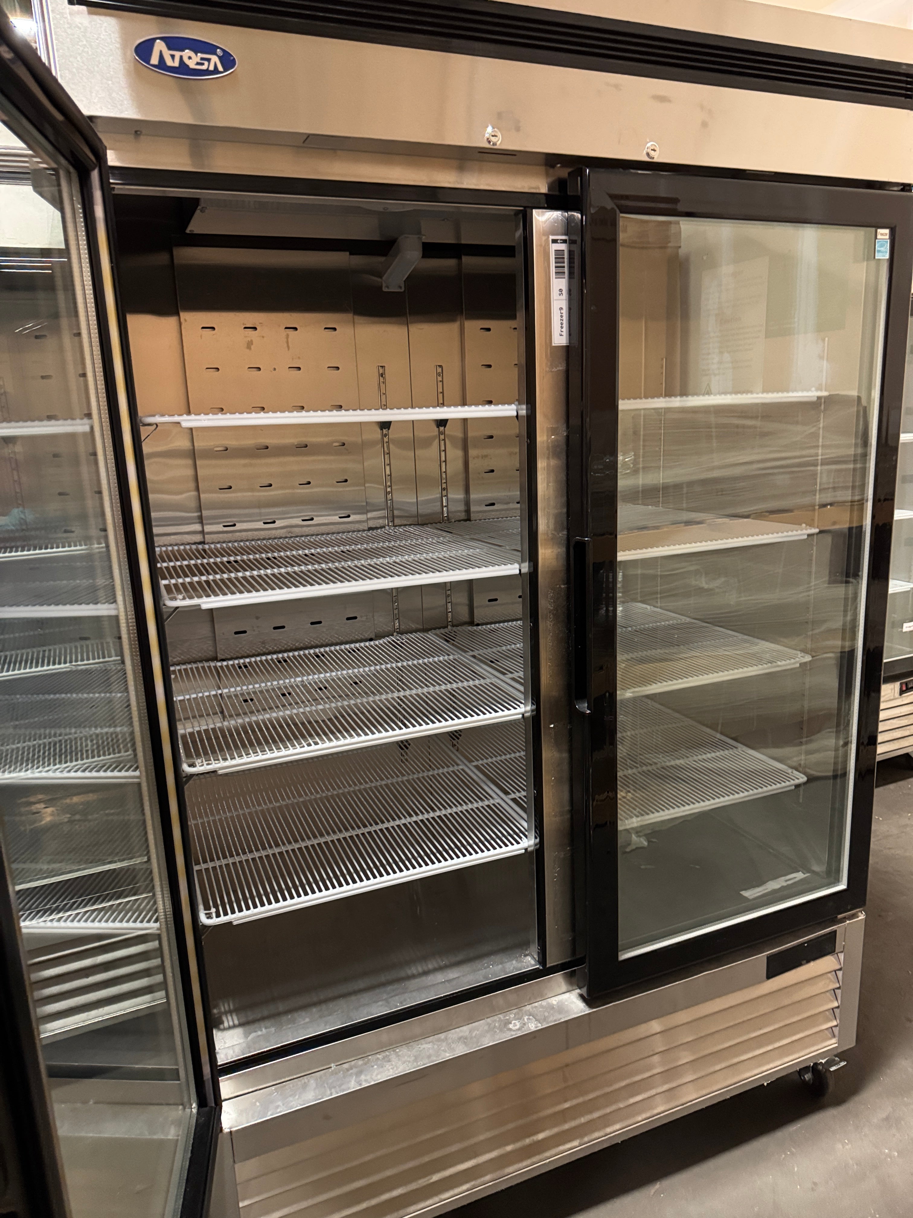 Stainless Steel Merchandiser Freezer | Atosa | M# MCF8703ES | 115v