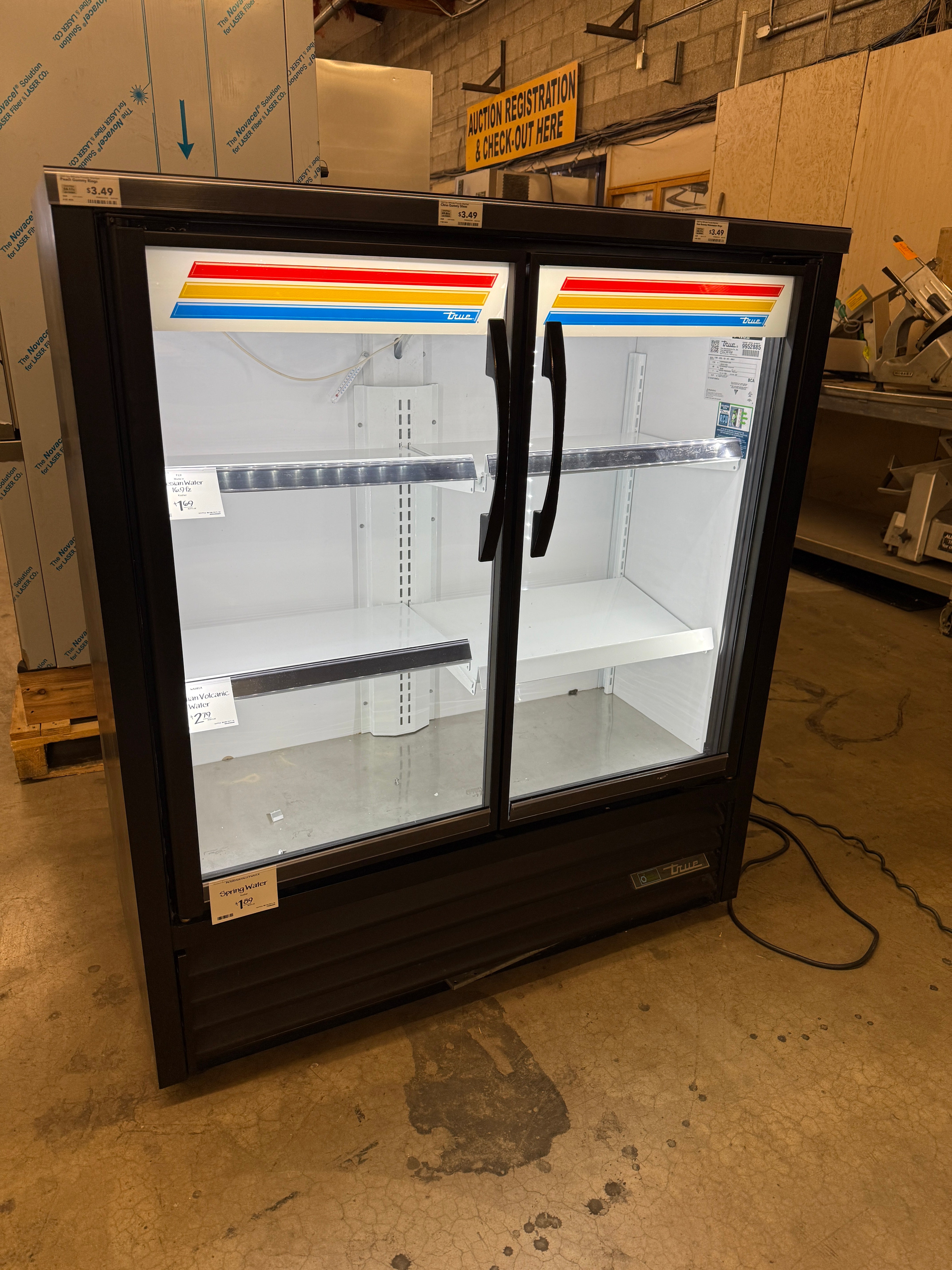 Merchandiser Checkout Cooler | True | Model TVM-485L-54-HC-VM01 | 115 Volts