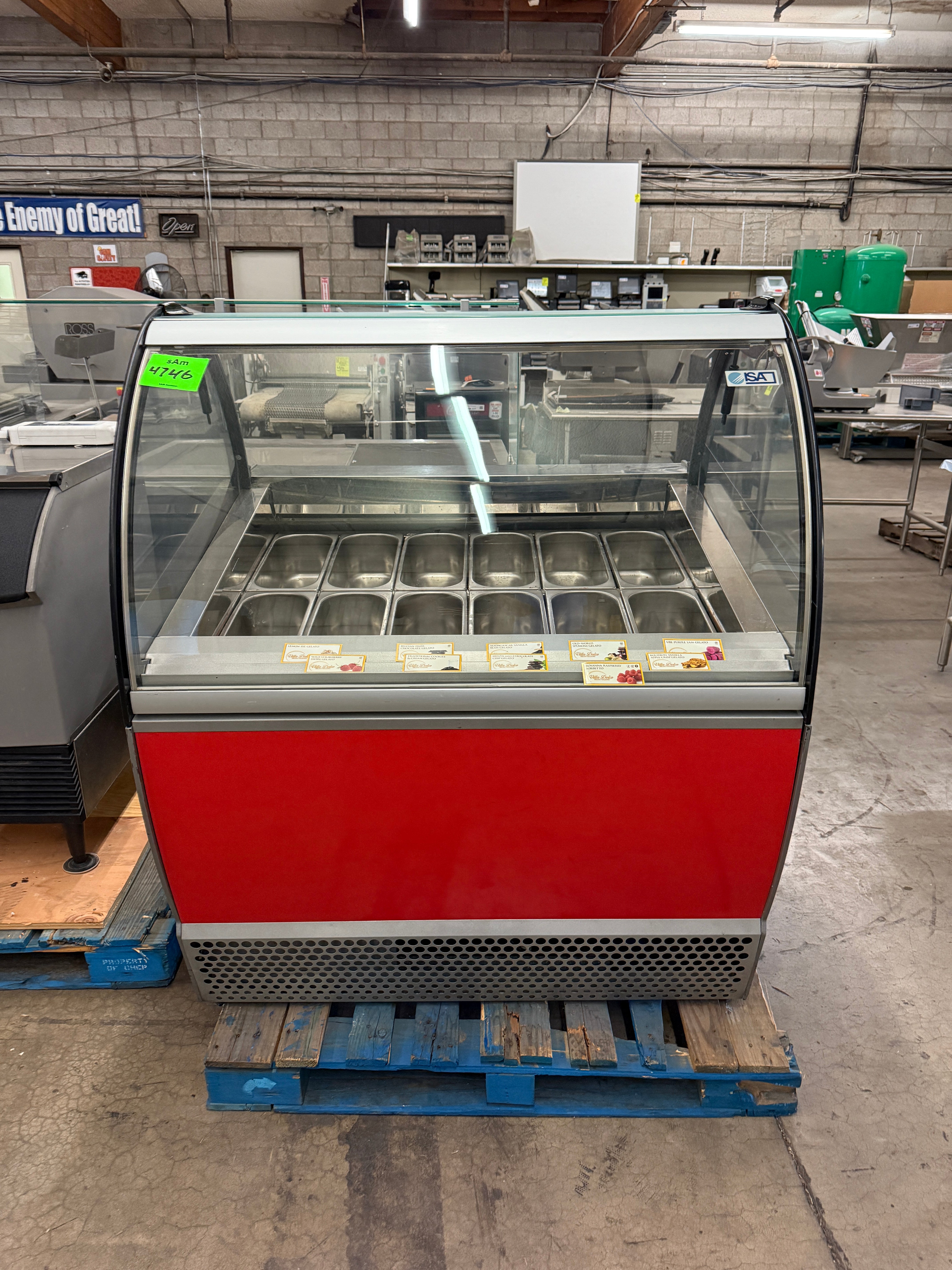 Gelato Merchandiser, ISA