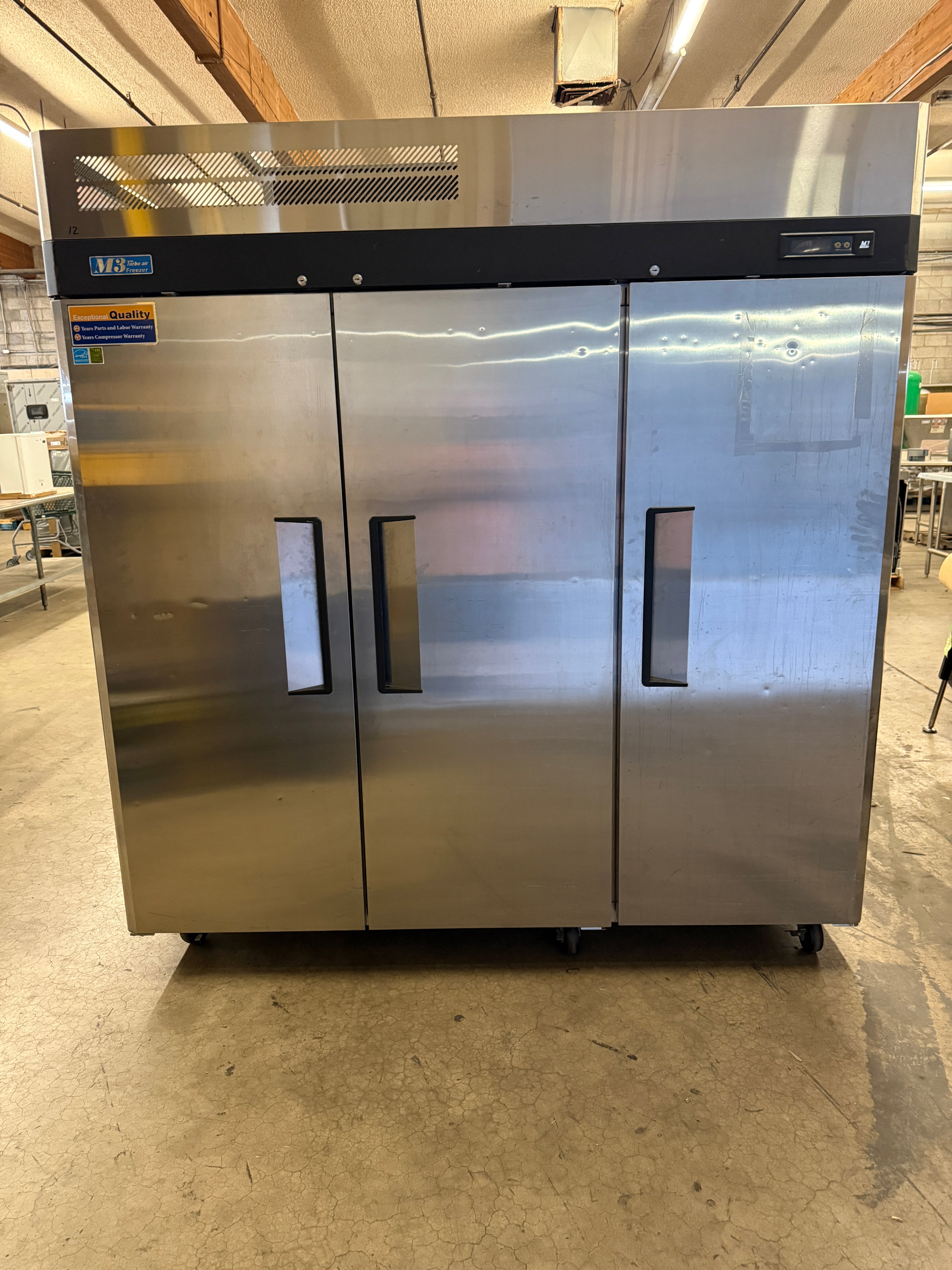 Freezer, Triple Door | Turbo Air | Model # M3R72-3 | 120-240VOlt