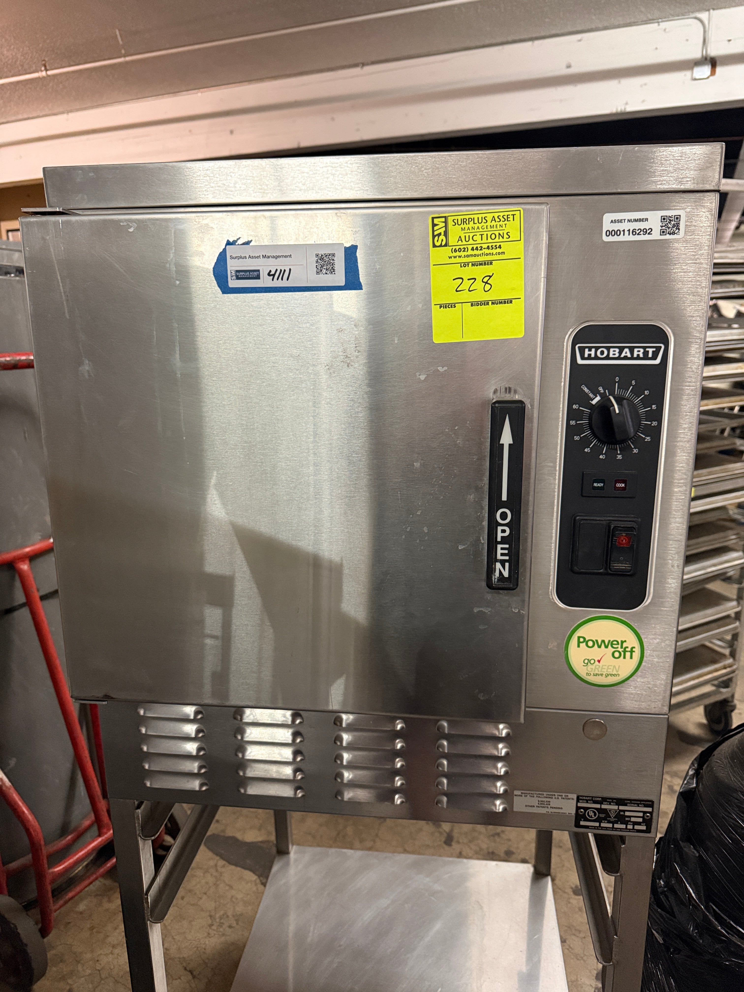 Countertop Convection Steamer | Hobart | Model Hc24Ea5-3 |  240 Volt 3 Ph