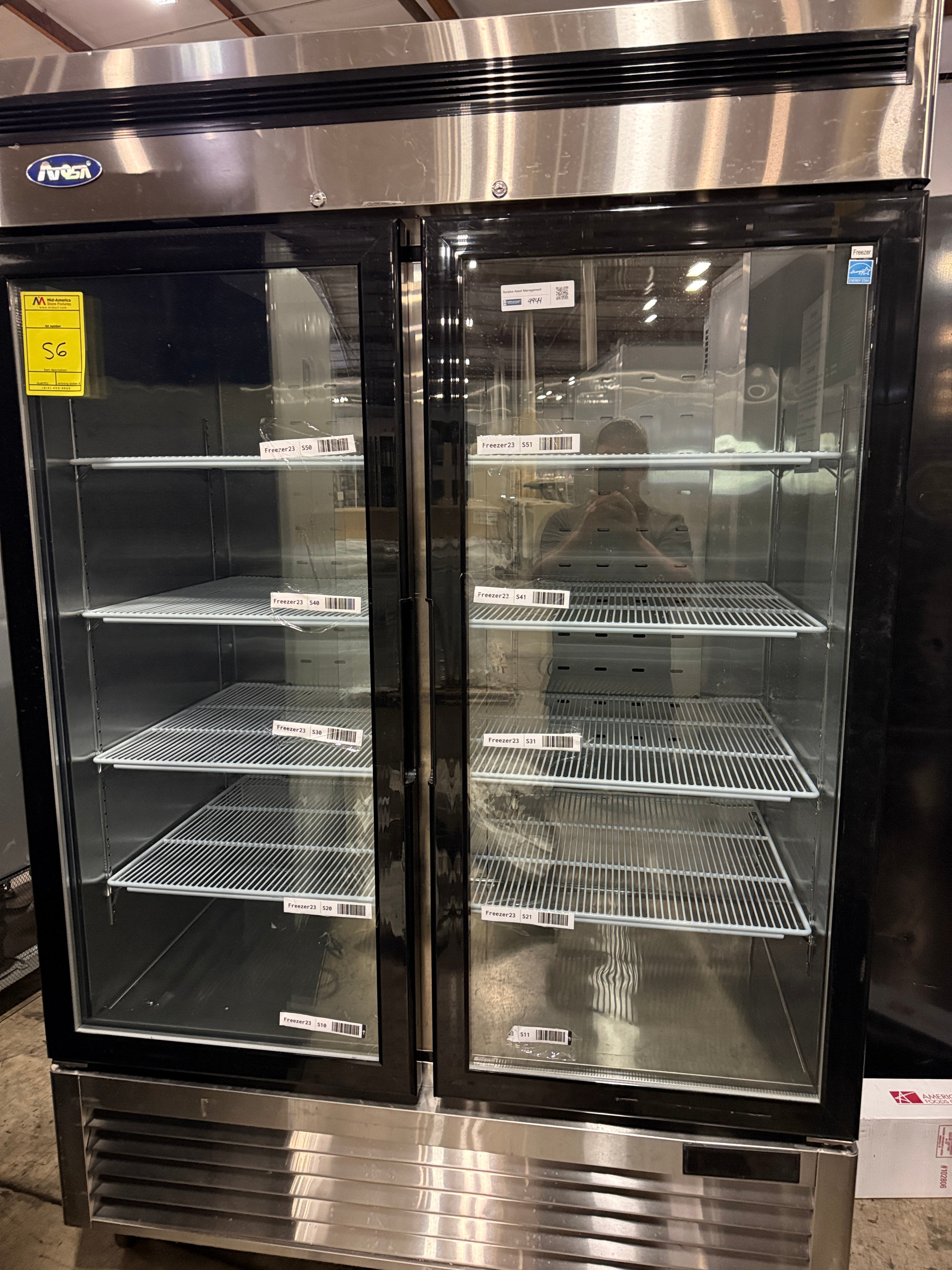 Stainless Steel Merchandiser Freezer | Atosa | M# MCF8703ES | 115v