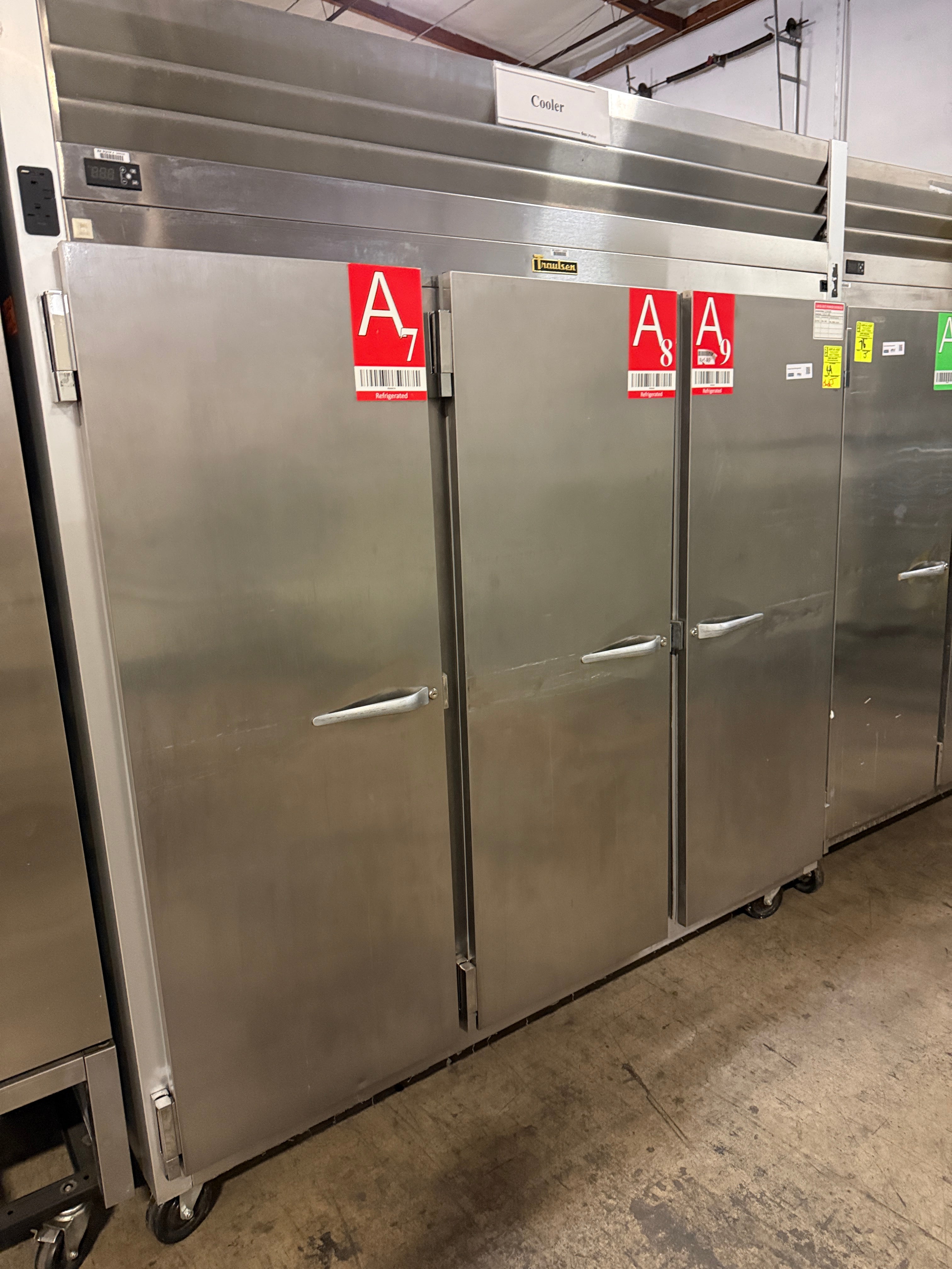 3 Section Reach in Cooler | Traulsen | Model # G30011 | 120 Volt single phase