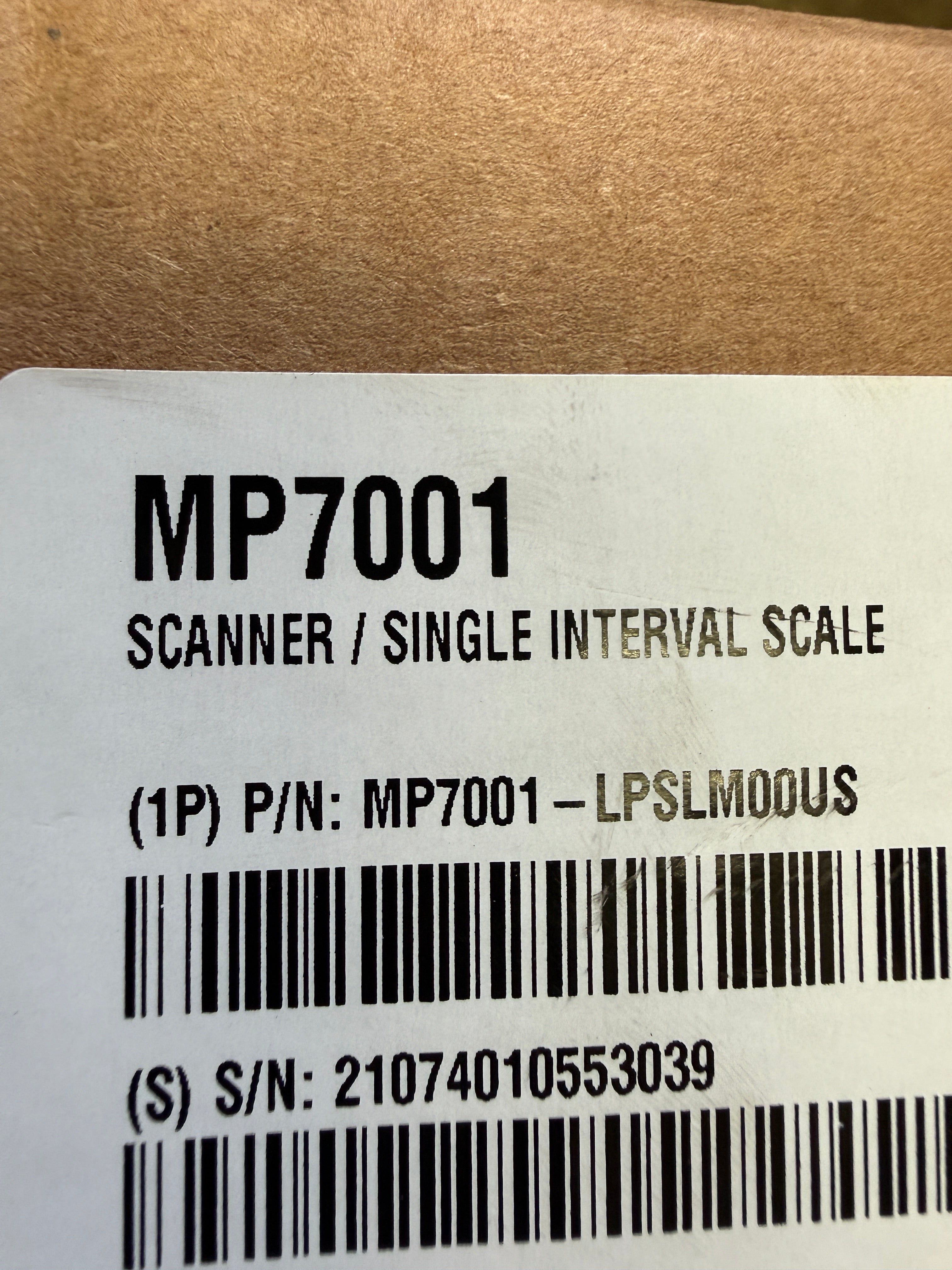 Scanner Scale | Zebra | Model # MP7000