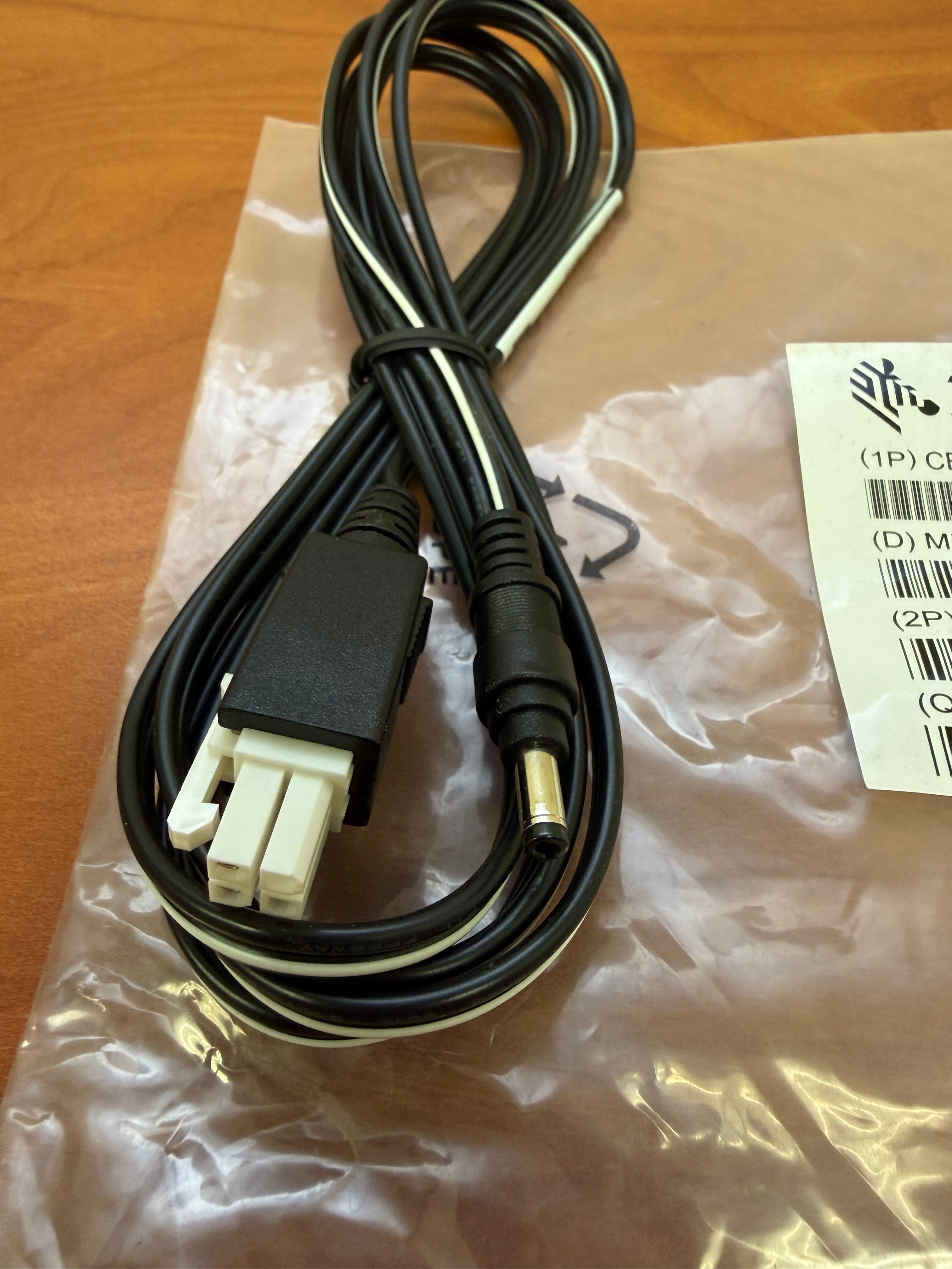 DC Line Cord | Zebra | Model # CBL-DC-383A1-01
