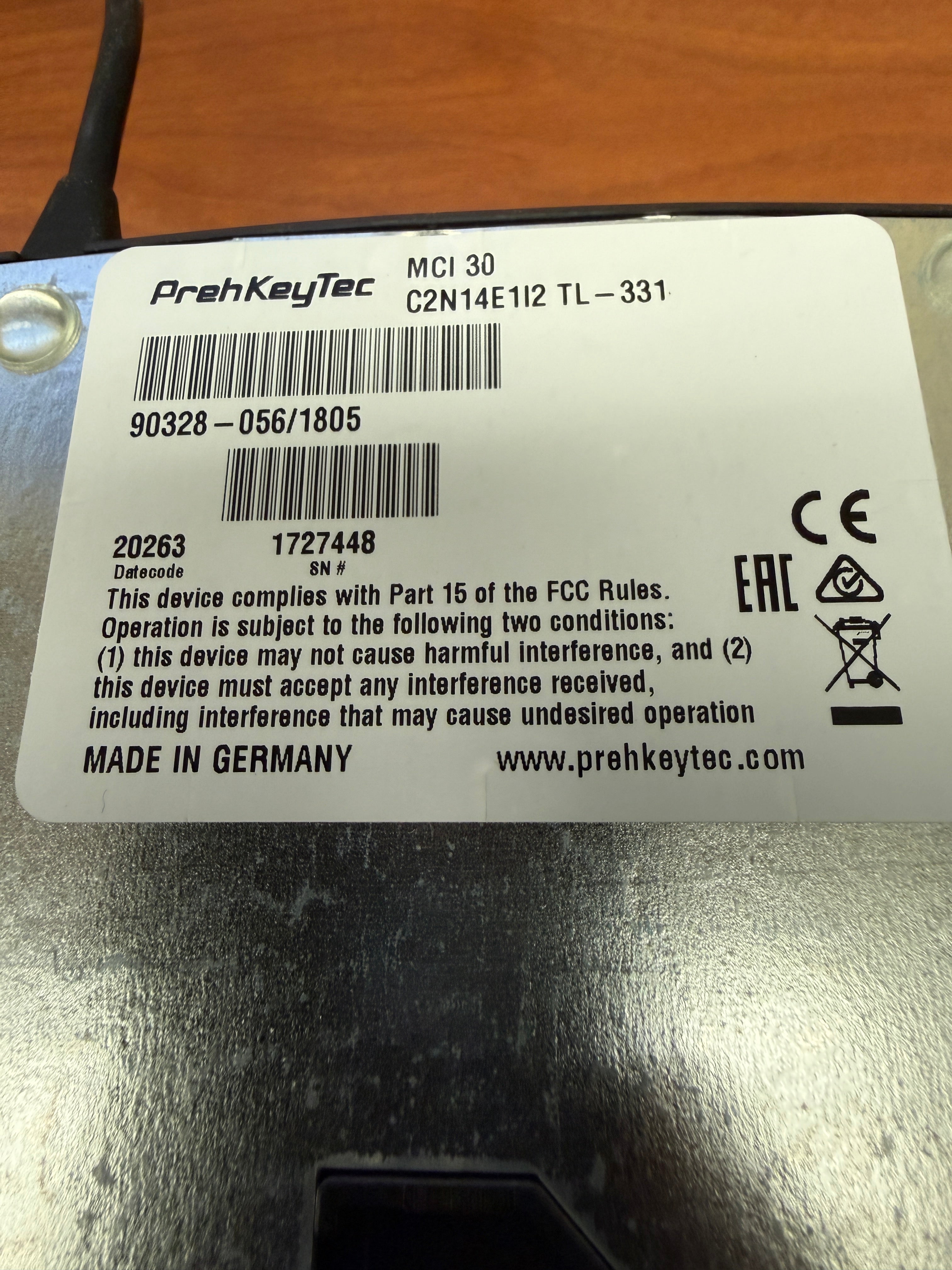 Programmable Keyboard | PrehKeyTec | Model # MCI 30