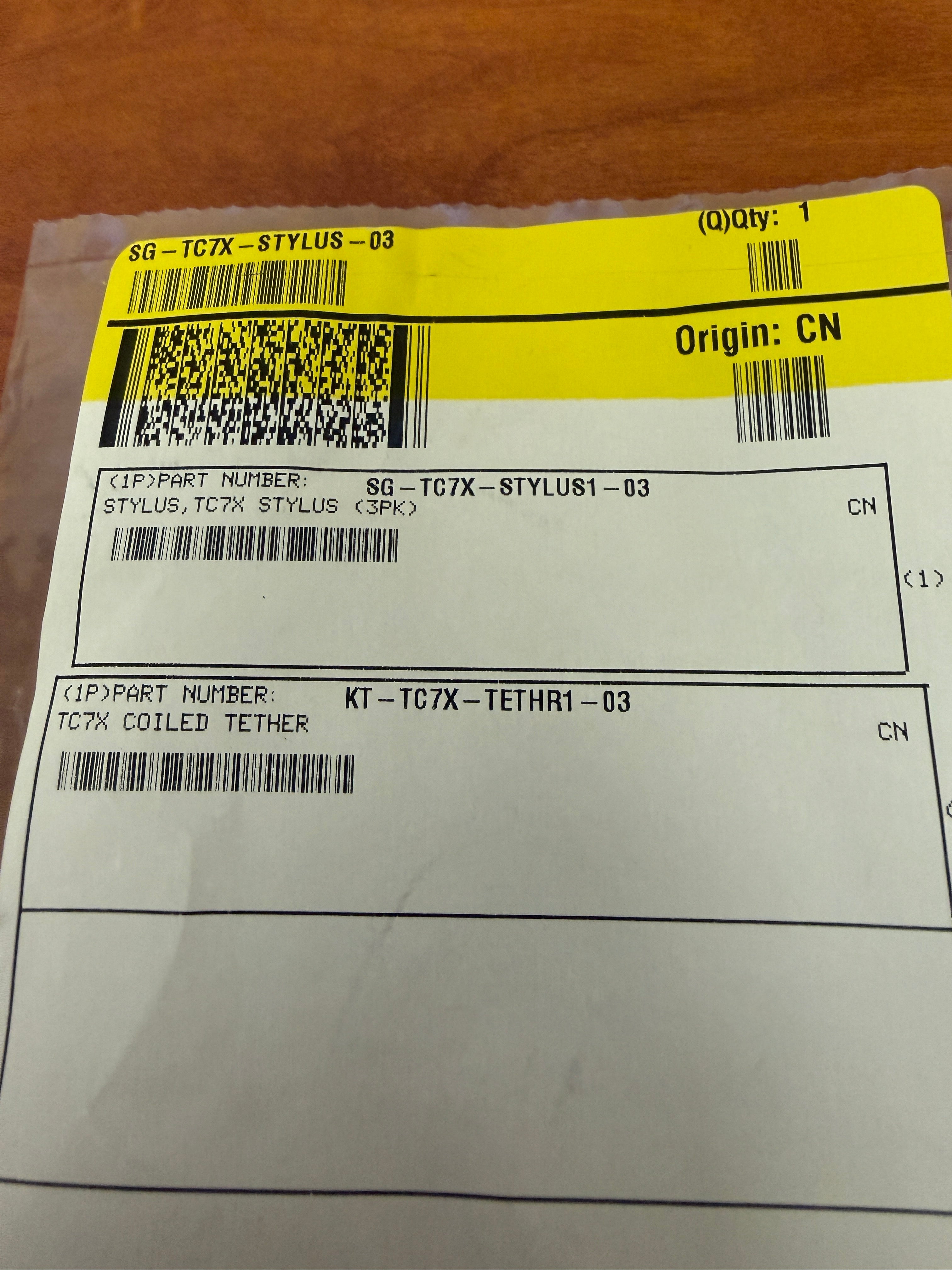 Stylus with Tether for TC 56/57 | Zebra