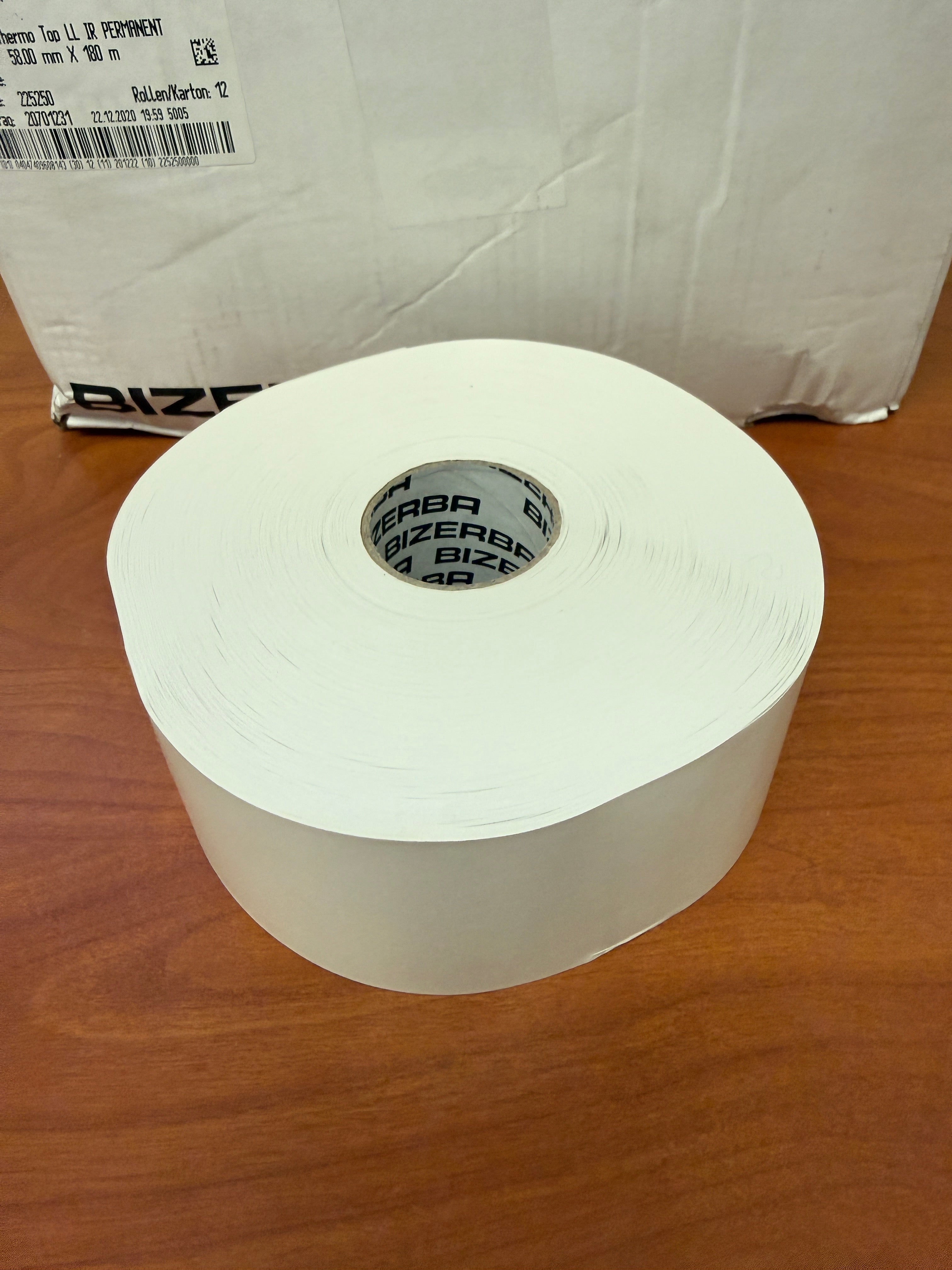 Thermal Paper Roll, Pack of 12 | Bizerba