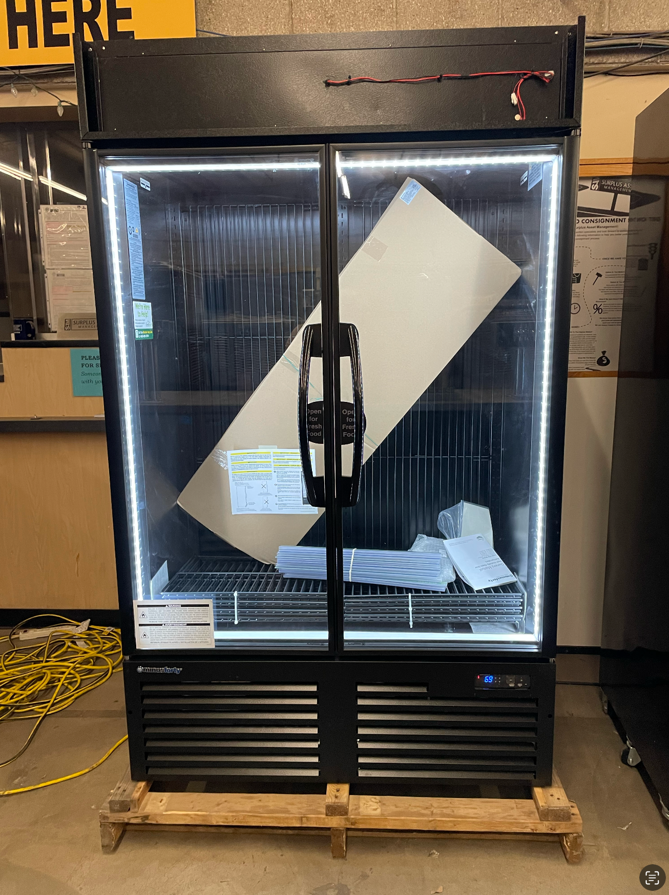 NEW 2-Door Glass Cooler | MinusForty | Model # 43x-UDGR | 115 V