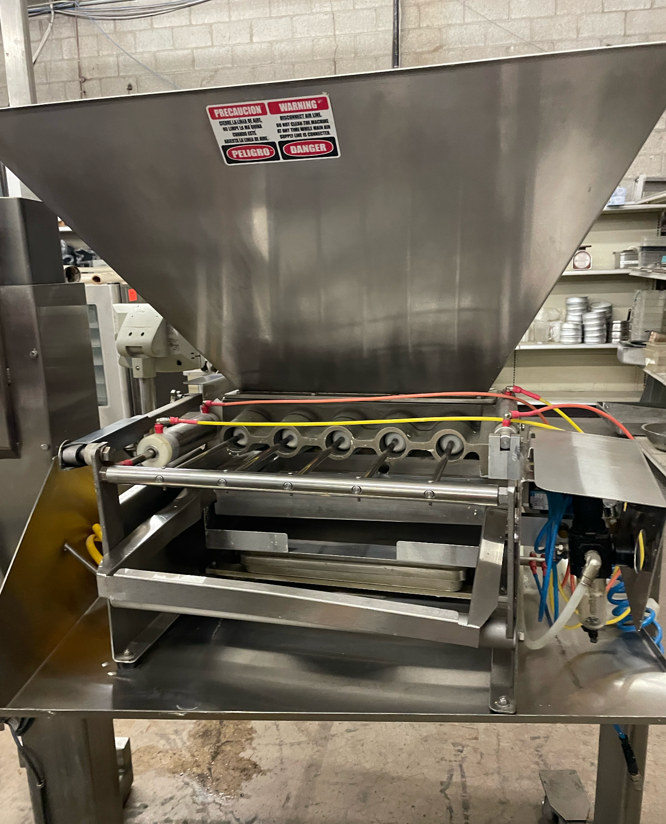 Hinds-Bock Muffin/Cake Batter Depositor Sold W/Automated Lift Table